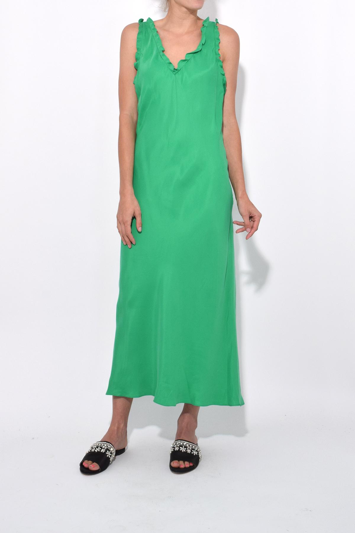 tibi green dress