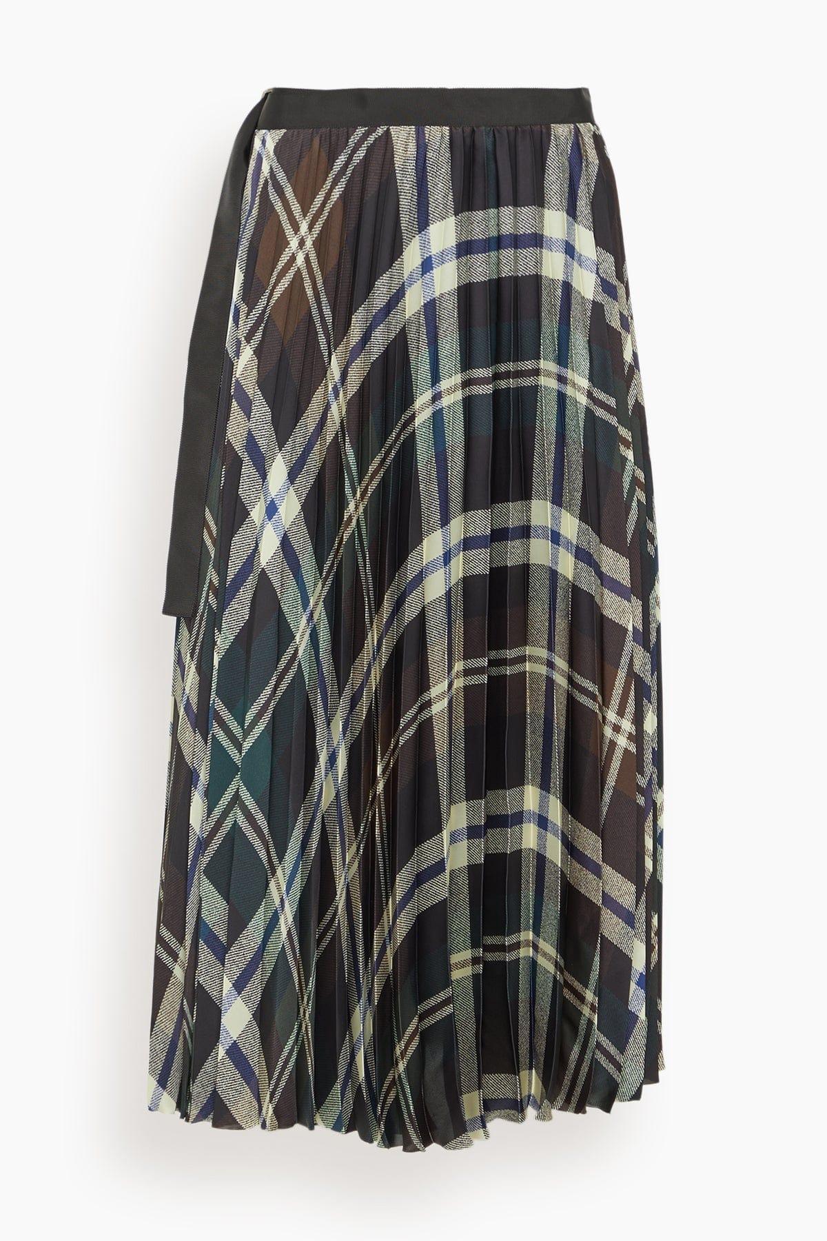 国内より1WEEK【sacai】Plaid Print Skirt 国内より1WEEK【sacai】Plaid Print Skirt Plaid Print Skirt
