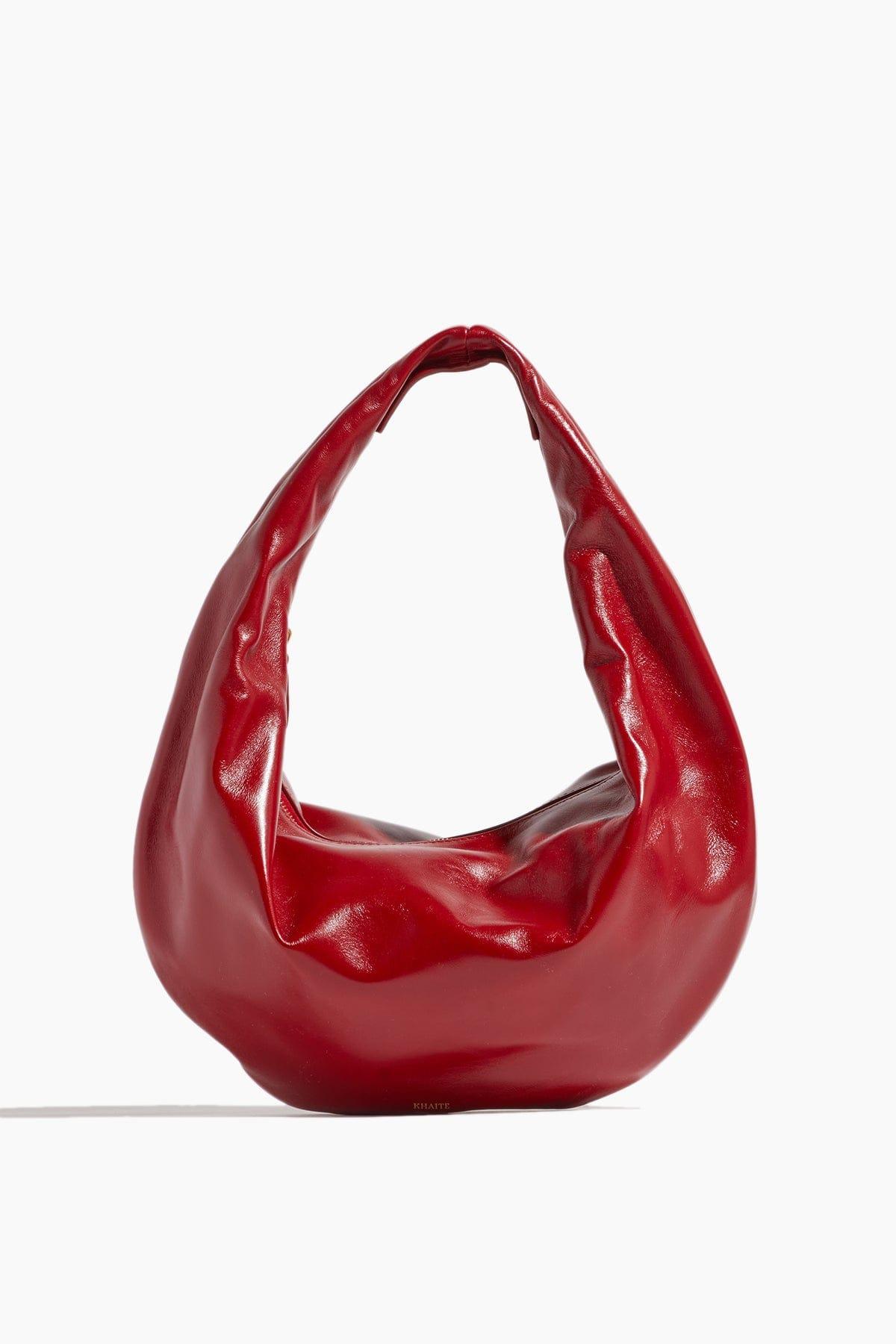Khaite Olivia Medium Hobo Bag in Red | Lyst
