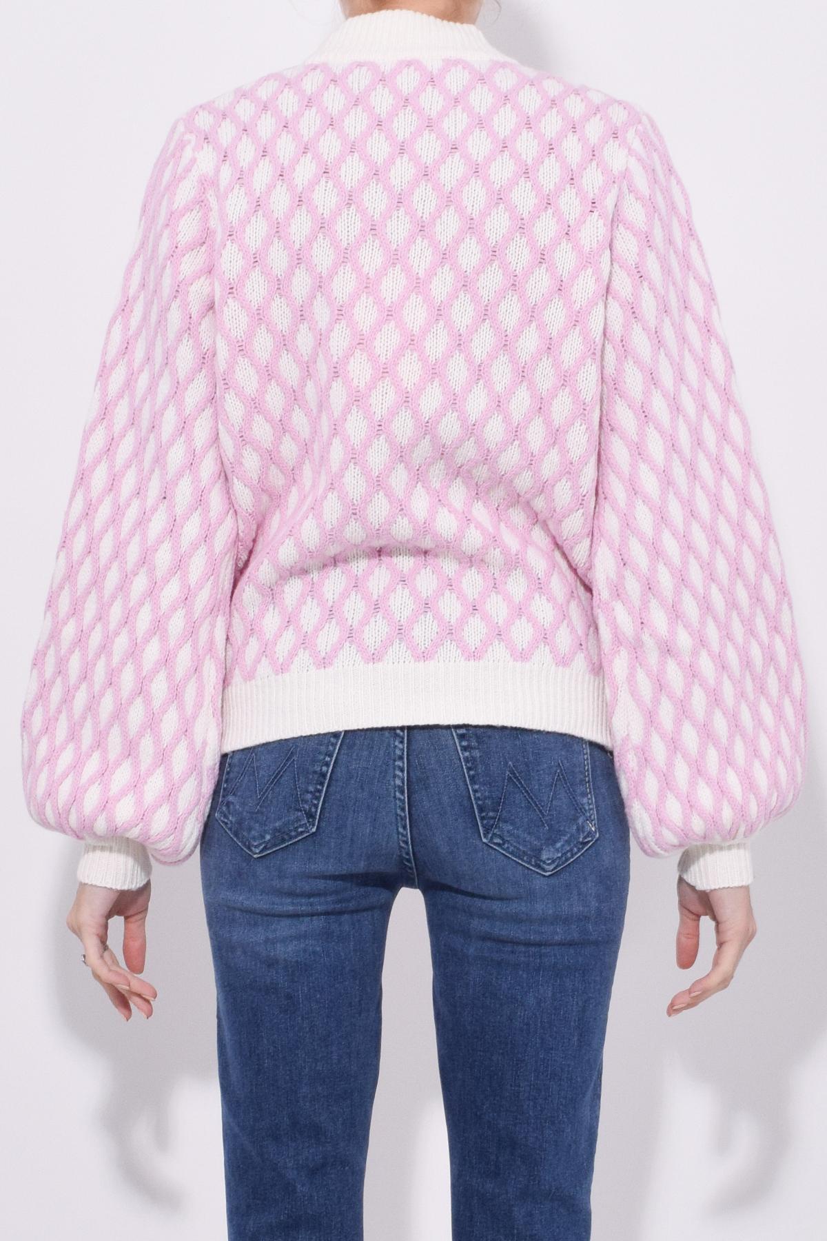 forord Nathaniel Ward Ideel Stine Goya Carlo Cable Knit Wool-blend Sweater in Pink - Lyst