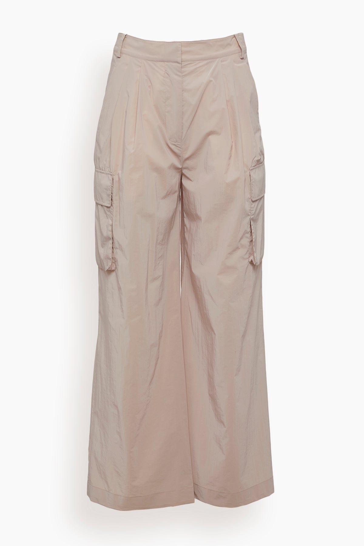 Tibi Synthetic Pleated Cargo Pant | Lyst