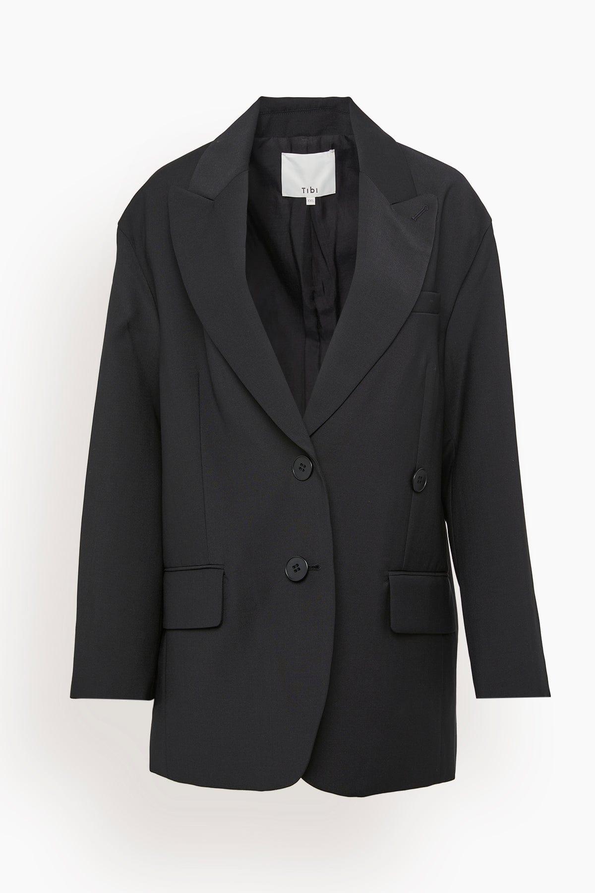 Tibi tropical sales wool blazer