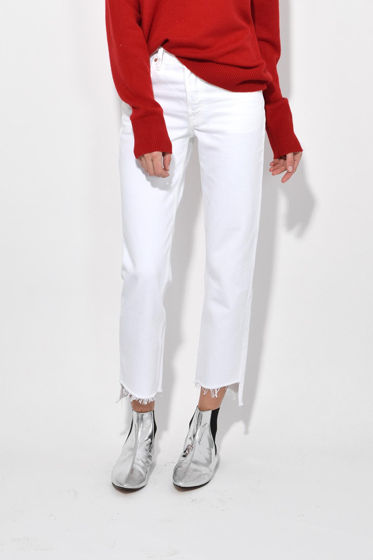 Grlfrnd Cotton Helena High Rise Jean In Sweet City Woman In White Lyst Grlfrnd Cotton Helena High Rise Jean In Sweet City Woman In White Lyst