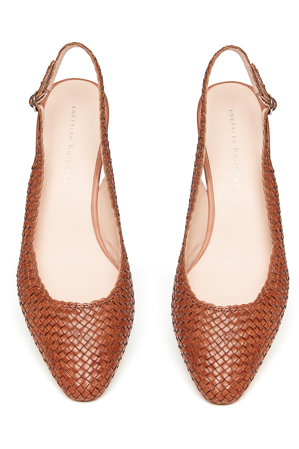 brown slingbacks