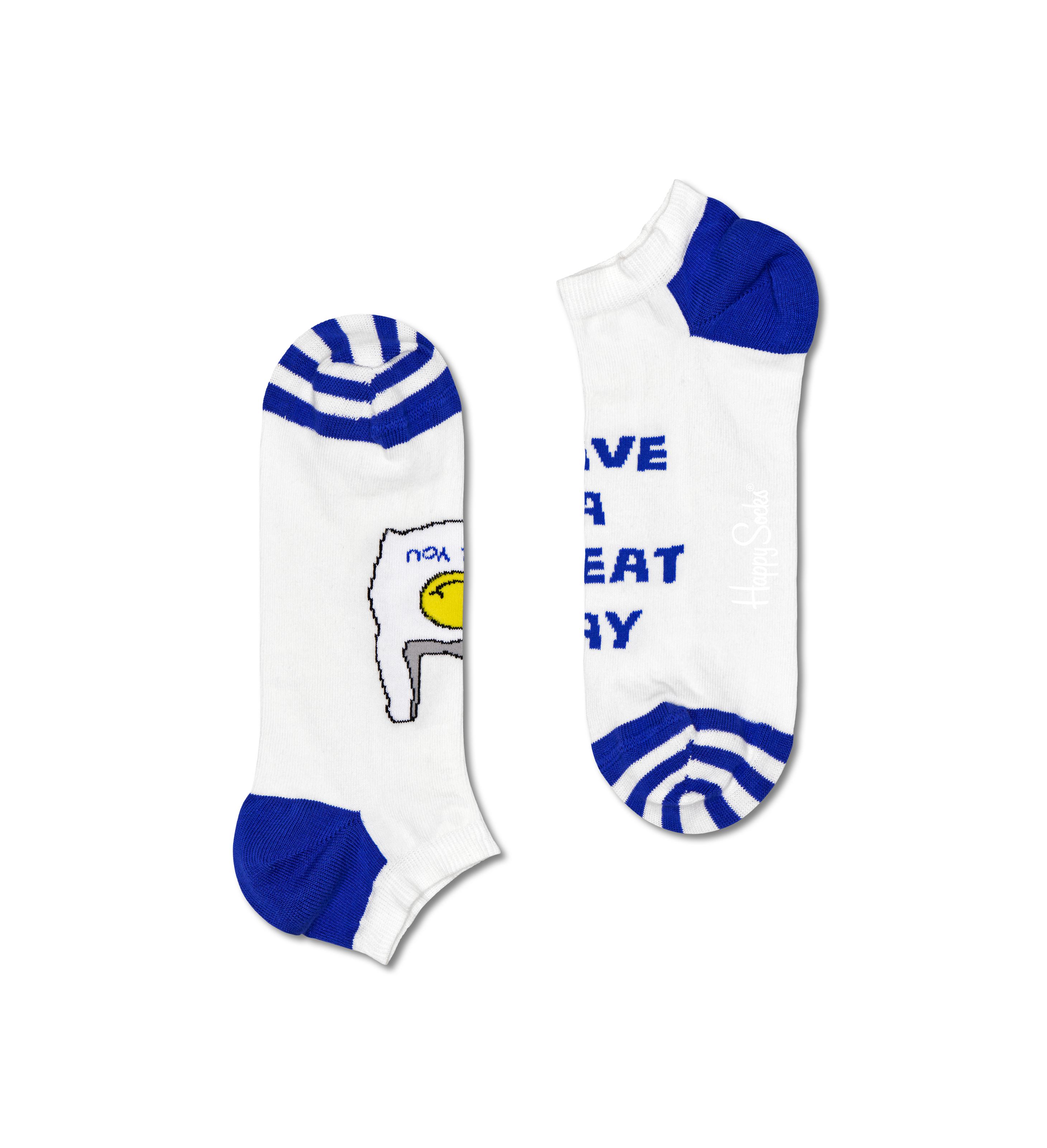 Happy Socks Beige Souvenir Low Socken in Blau | Lyst DE