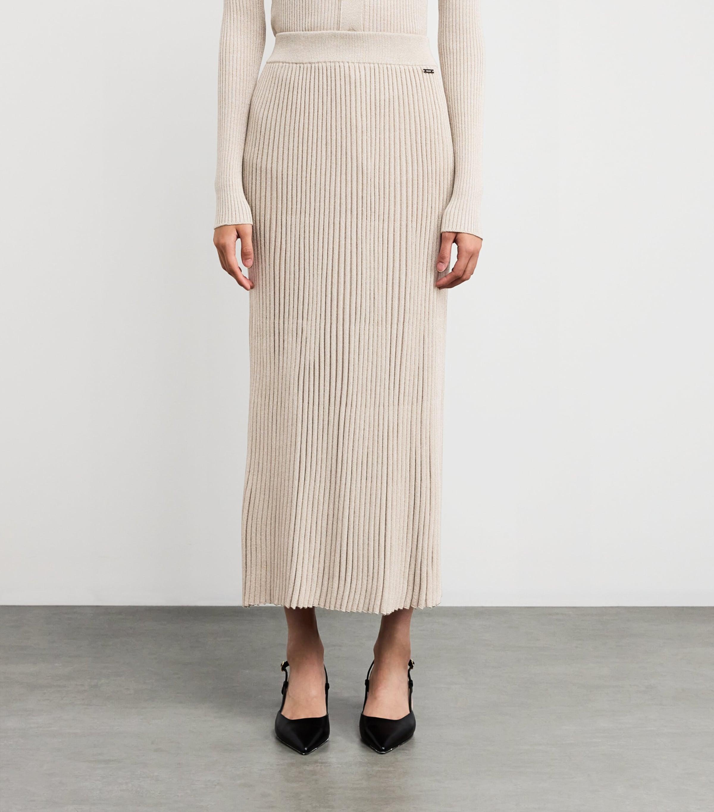 スカート KITON SILK MIDI SKIRT Kiton slip-style Satin Maxi Skirt | Black | FARFETCH
