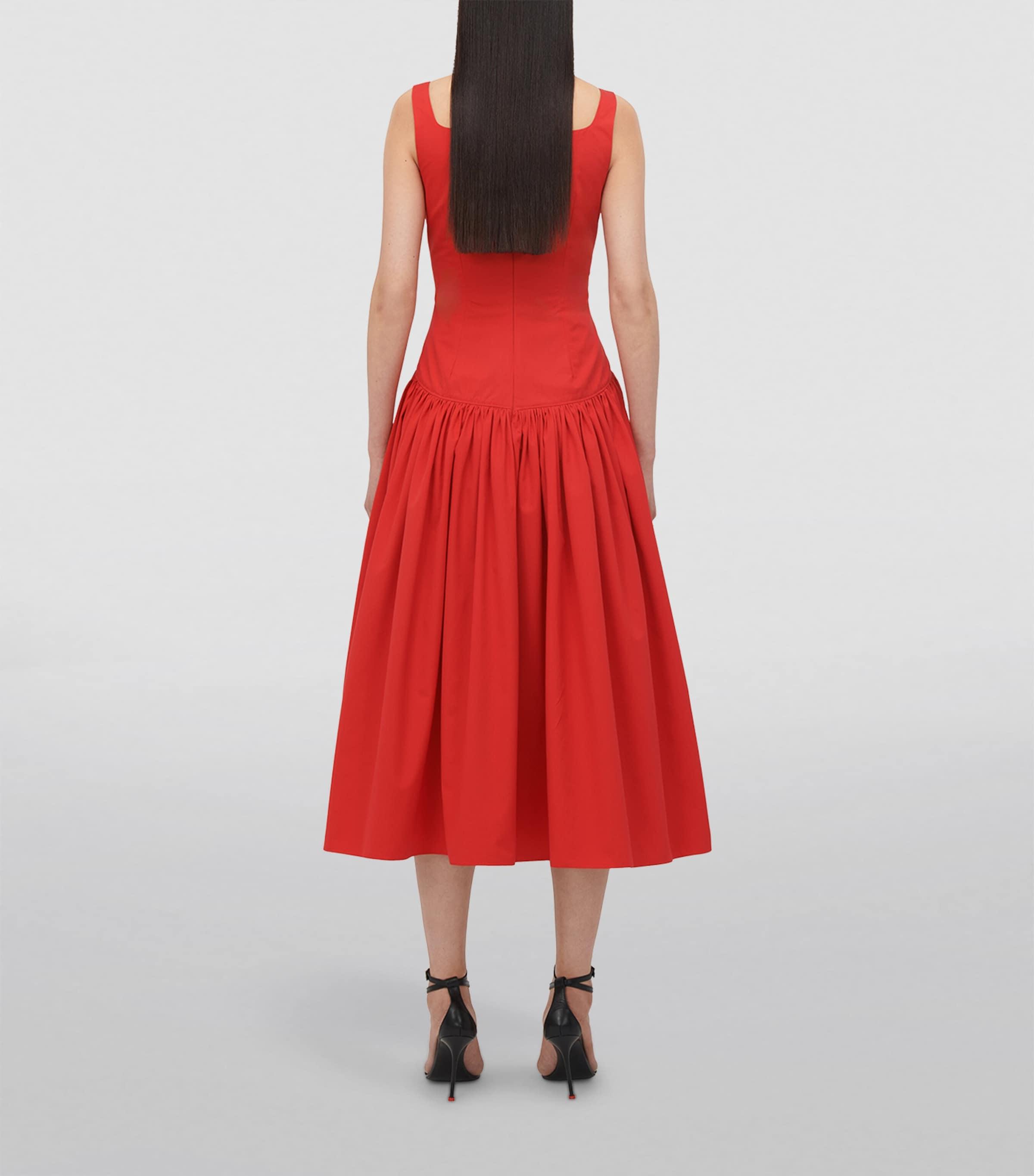 open lace back dress Vintage Alexander McQueen Dresses & Evening Gowns