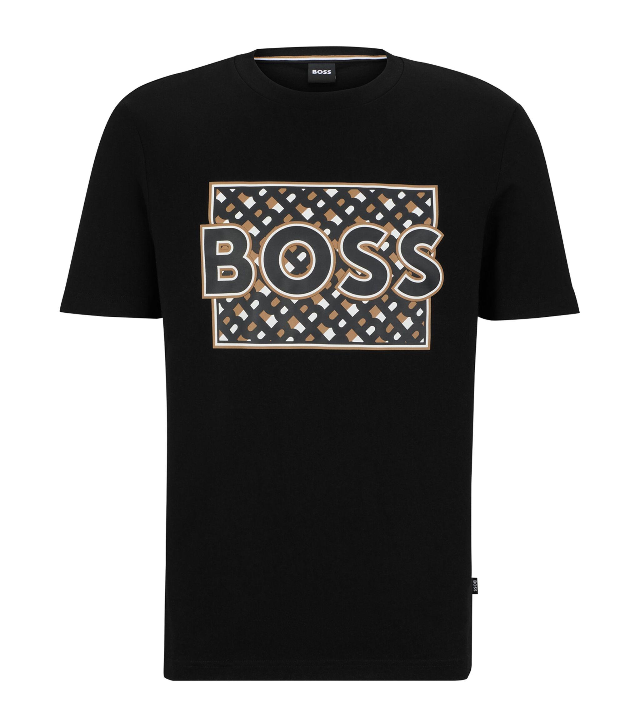 【関税込み】BOSS ブラック ロゴパッチ Tシャツ BOSS - BOSS SELECTED BY SHOHEI OHTANI シルケットコットン T