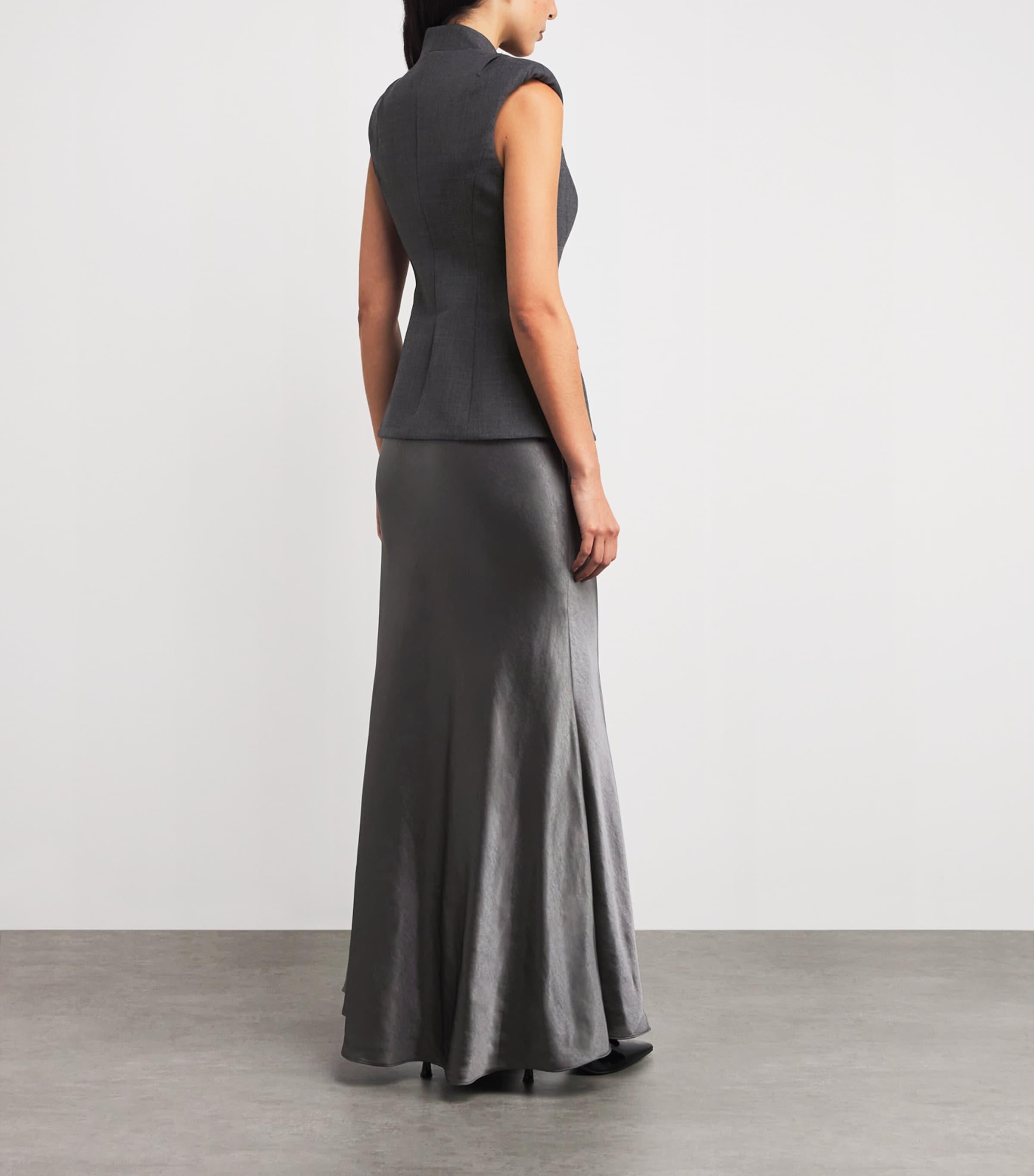 slim fit dress slacks Stunning 1950's Grey Feather Print Cocktail Dress With Dramatic Peplum –  Xtabay Vintage main image 1