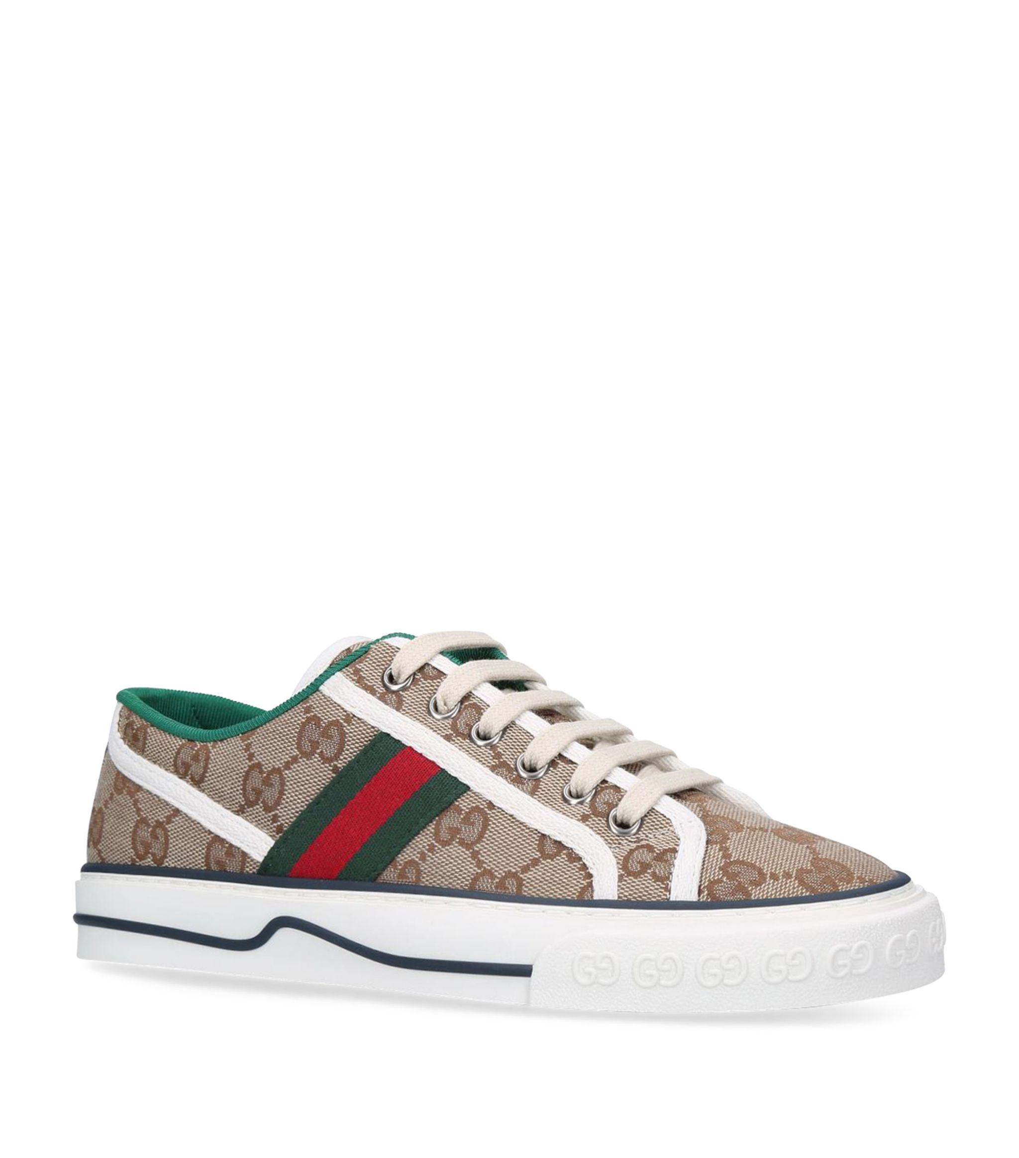 Gucci Canvas Vulcan Sneakers - Lyst