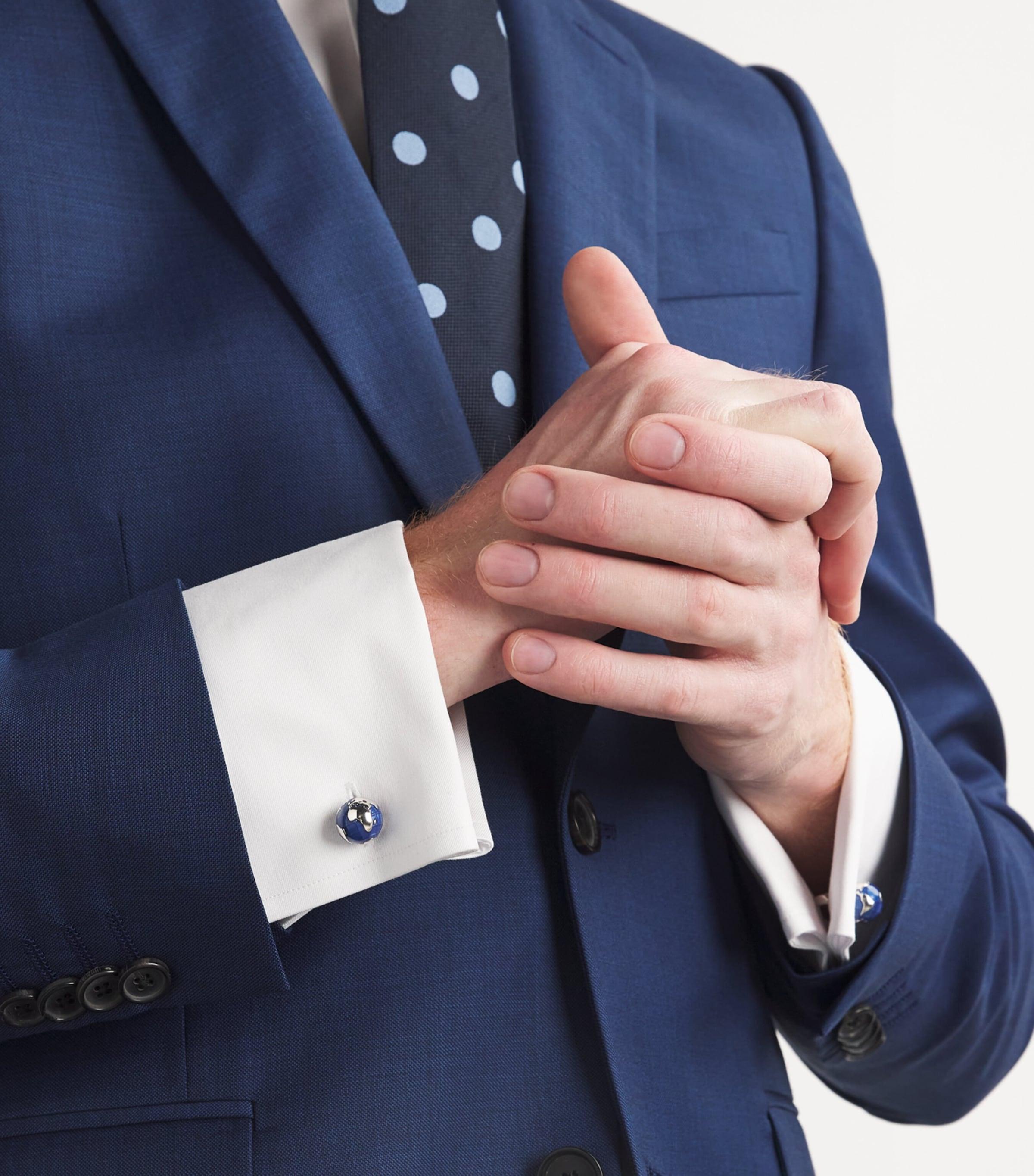 Paul Smith Globe Cufflinks in Blue for Men | Lyst