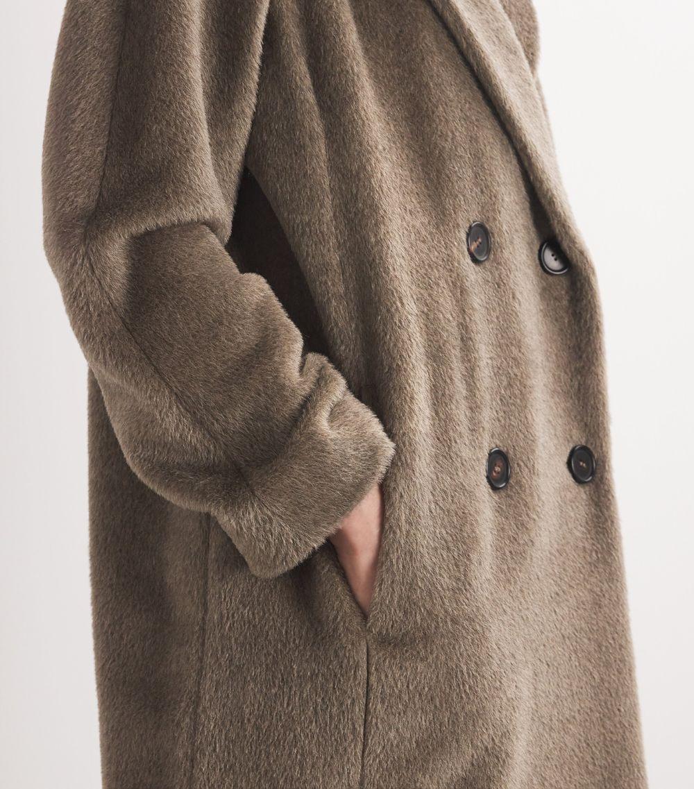 Max Mara Alpaca-Virgin Wool Coat in Brown Lyst UK