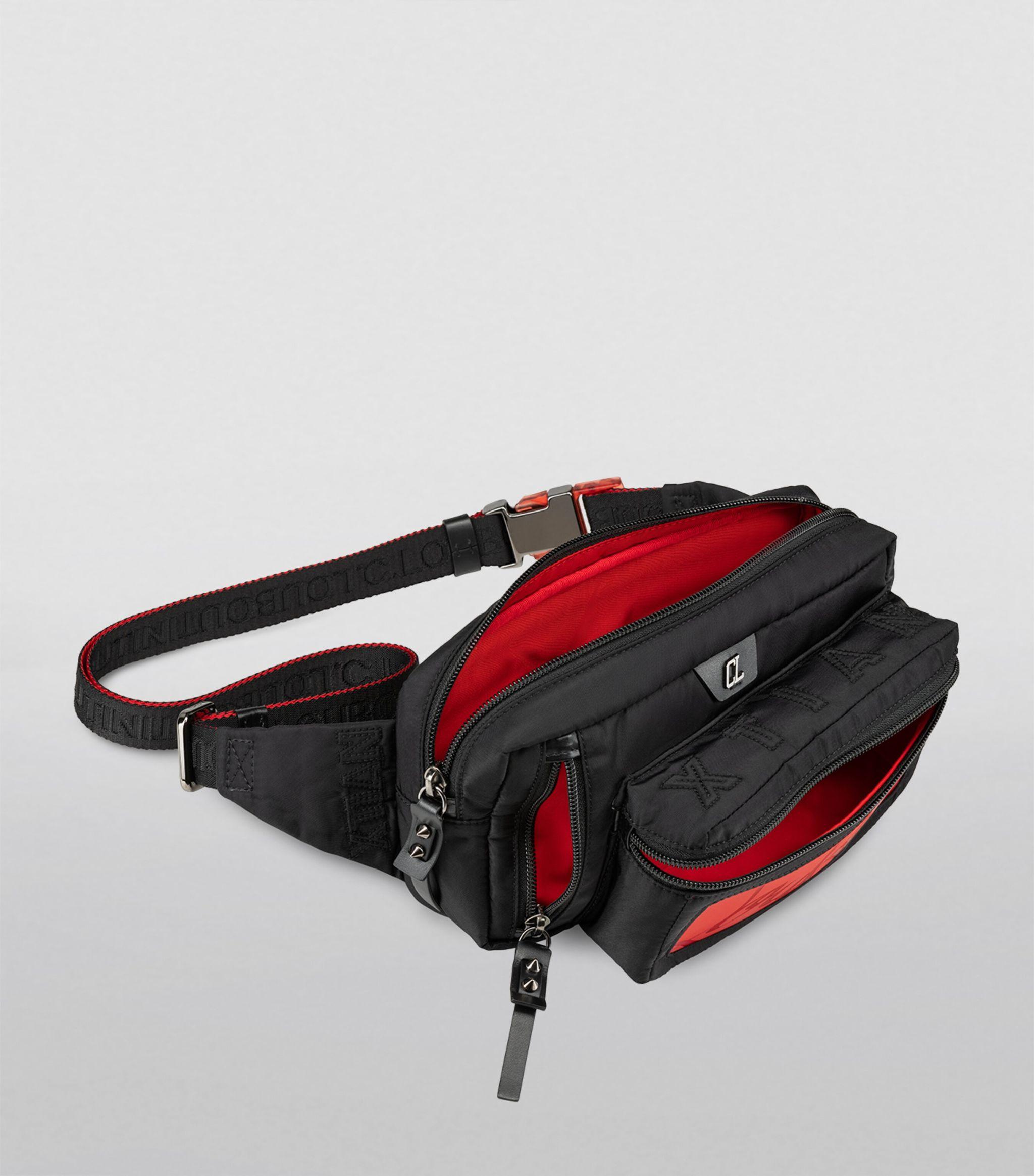 Christian Louboutin Loubideal Belt Bag in Black for Men | Lyst