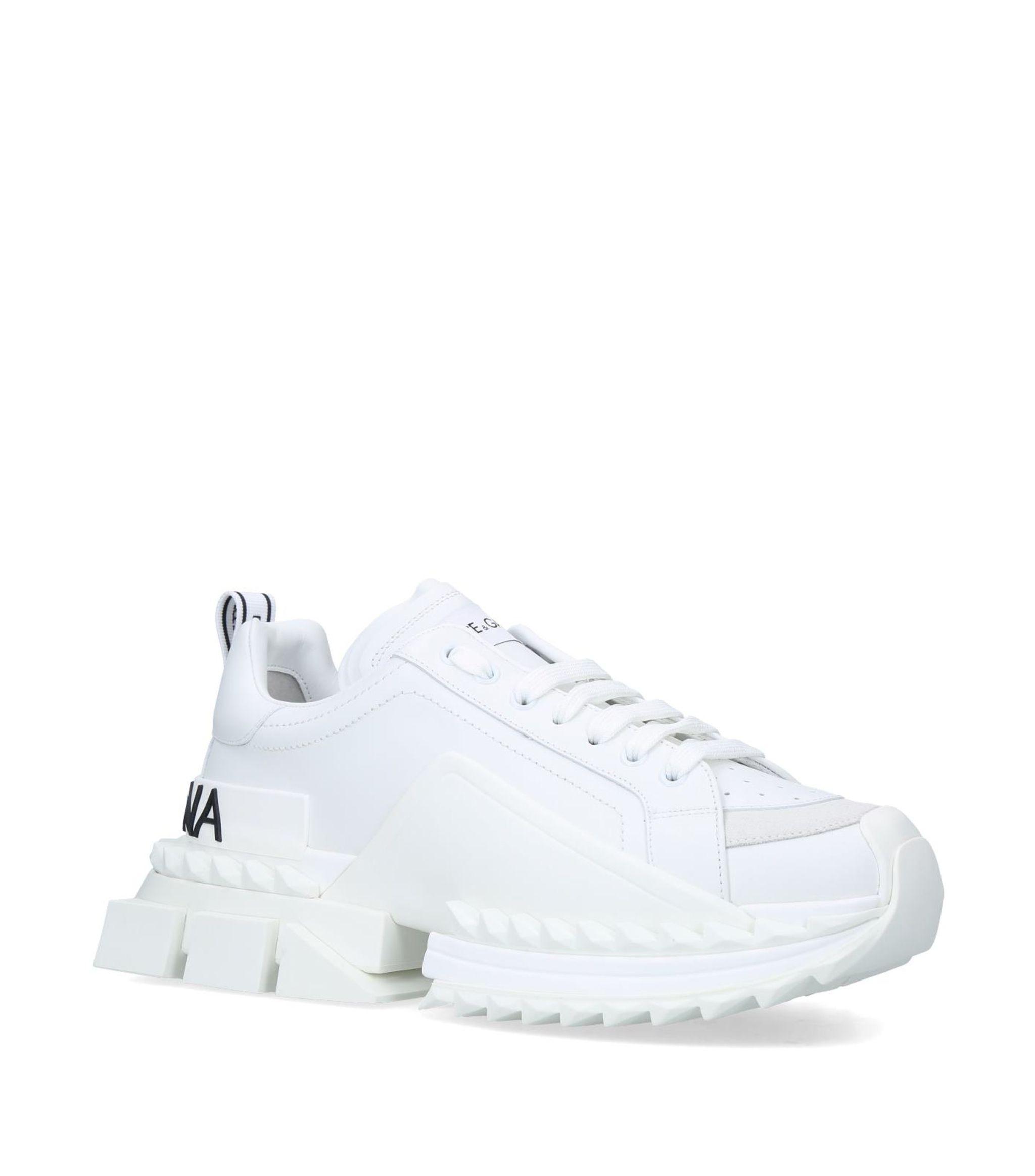 Dolce & Gabbana Super King Sneakers in White for Men - Save 1% - Lyst
