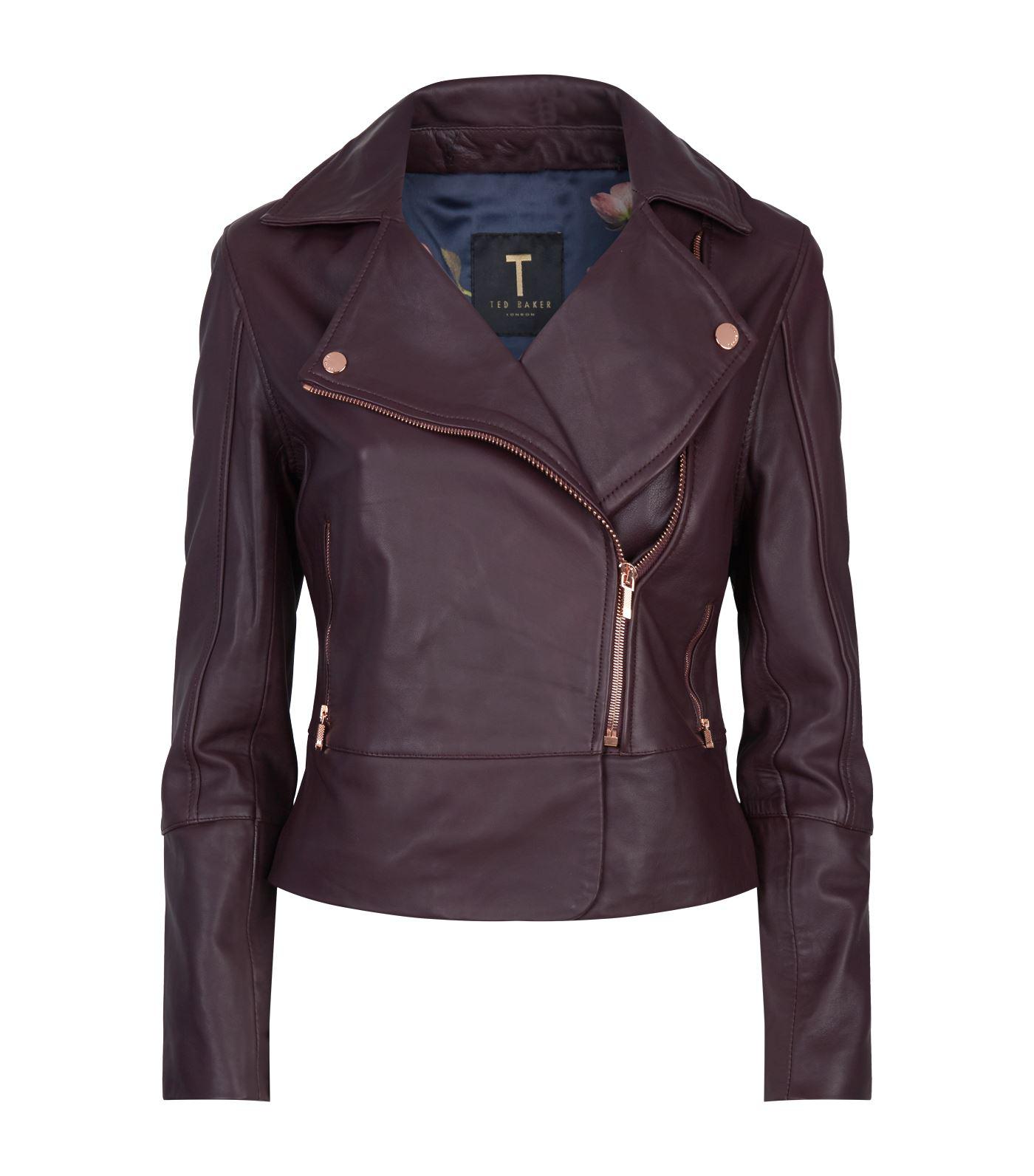 Ted baker shop talia leather jacket