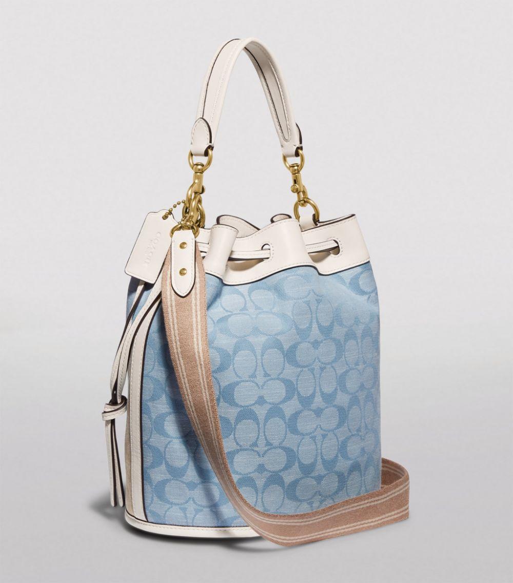 Coach Field Tote Coach Signature Chambray Tote COACH Signature