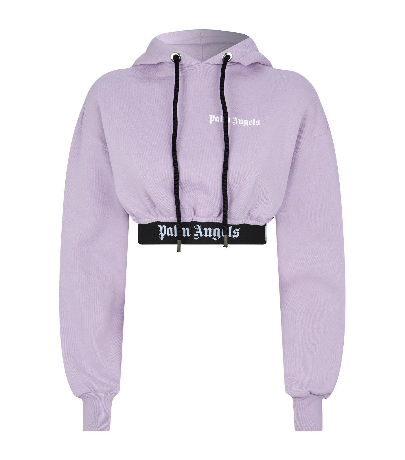 palm angels cropped sweatshirt