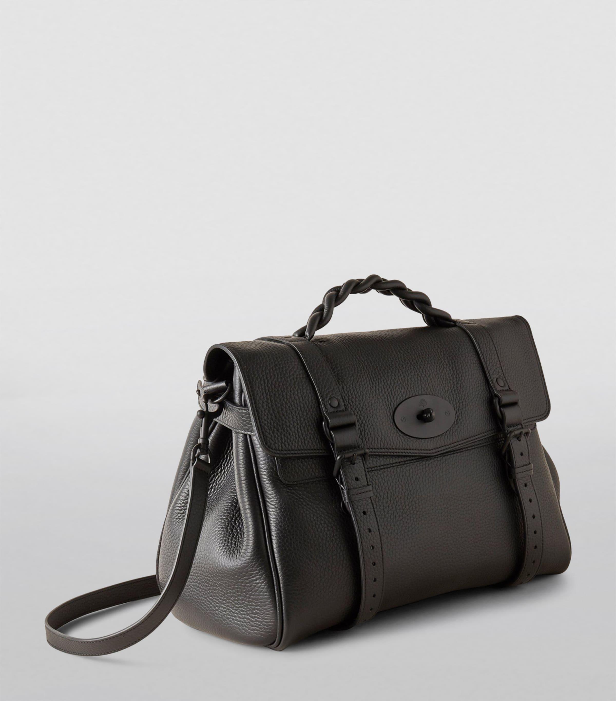 Mulberry Oversized Leather Alexa Cross Body Bag in Black Lyst UK