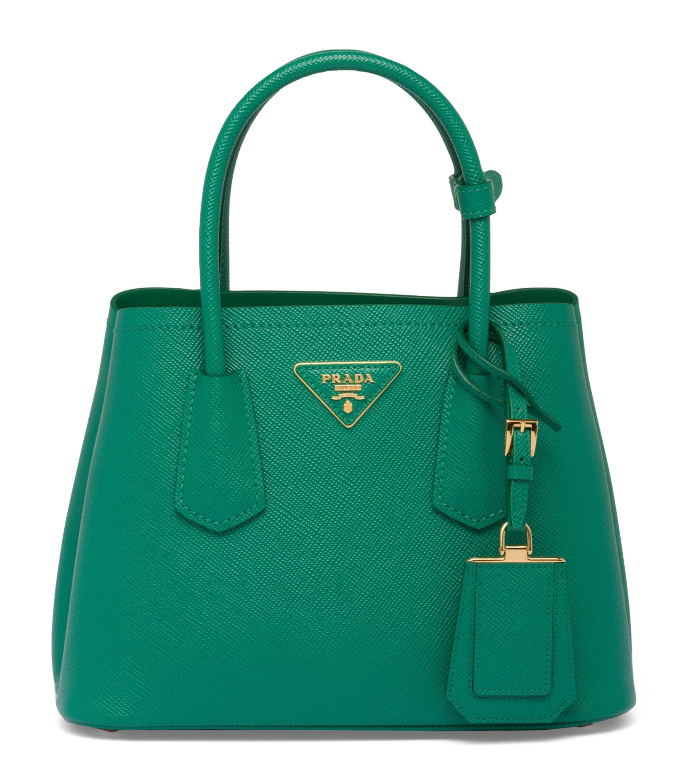 Prada saffiano green sale