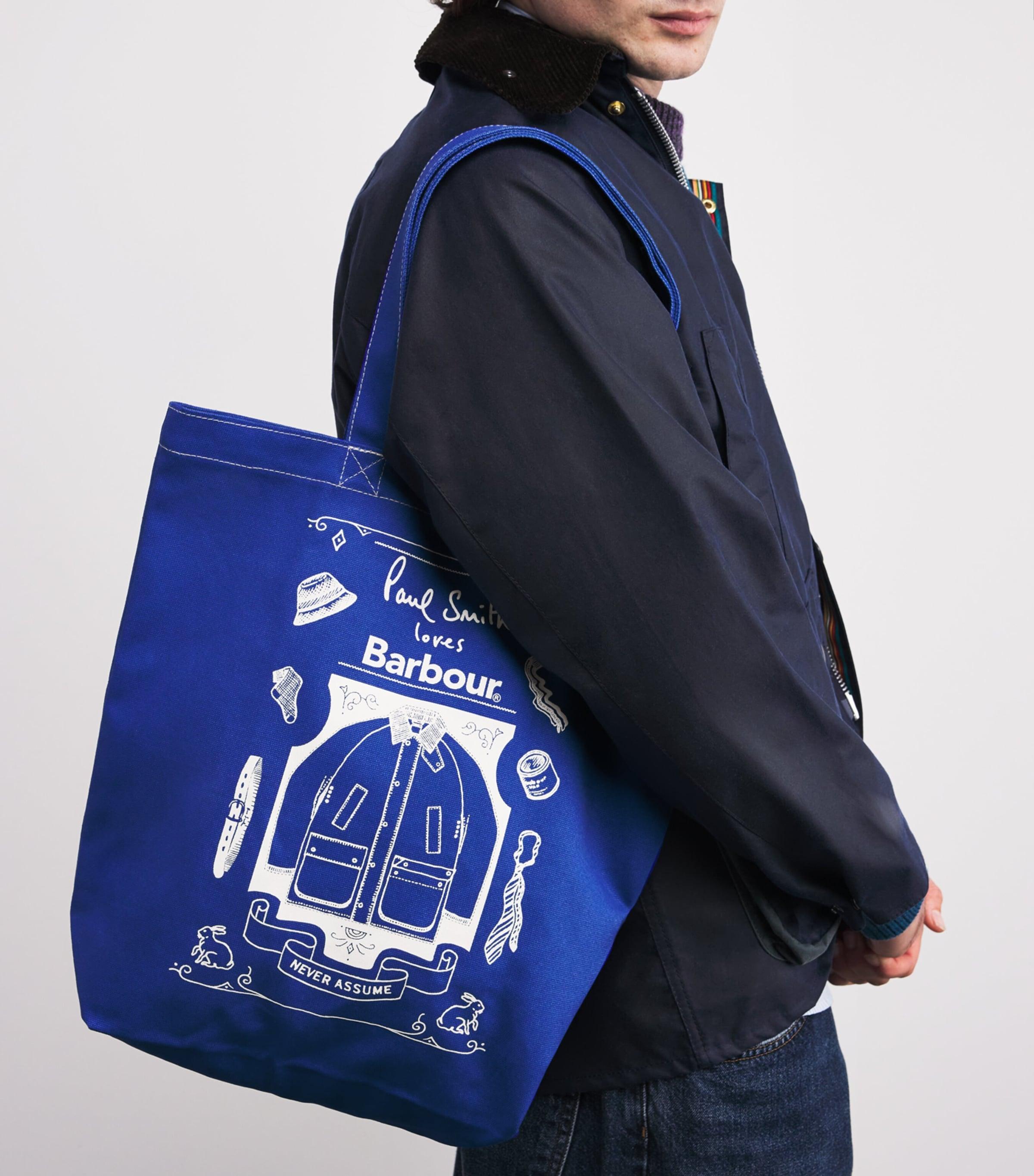 Barbour X Paul Smith Cotton Best in Blue for Men | Lyst