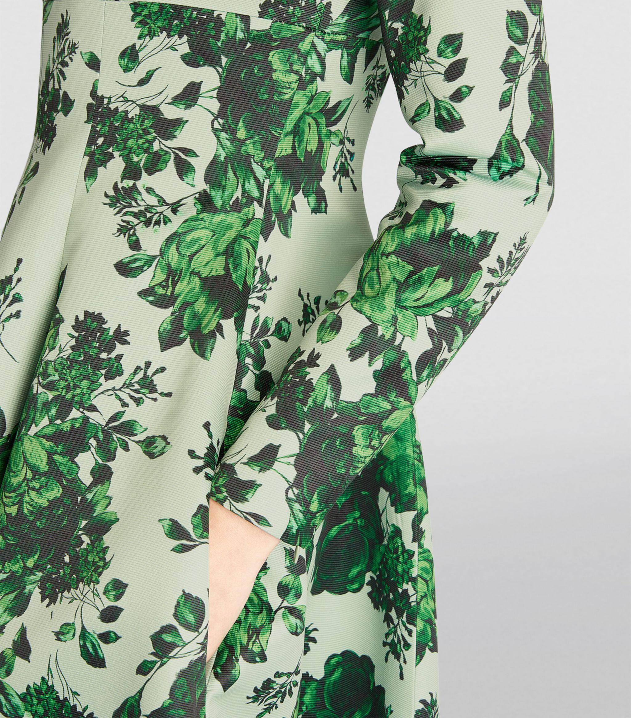 Emilia Wickstead Floral Brita Midi Dress in Green | Lyst UK Emilia Wickstead Floral Brita Midi Dress in Green | Lyst UK