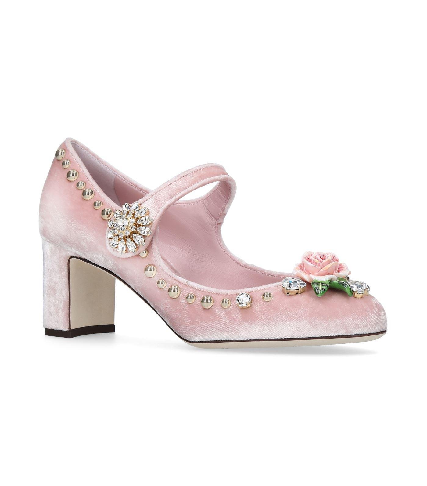 dolce and gabbana pink heels