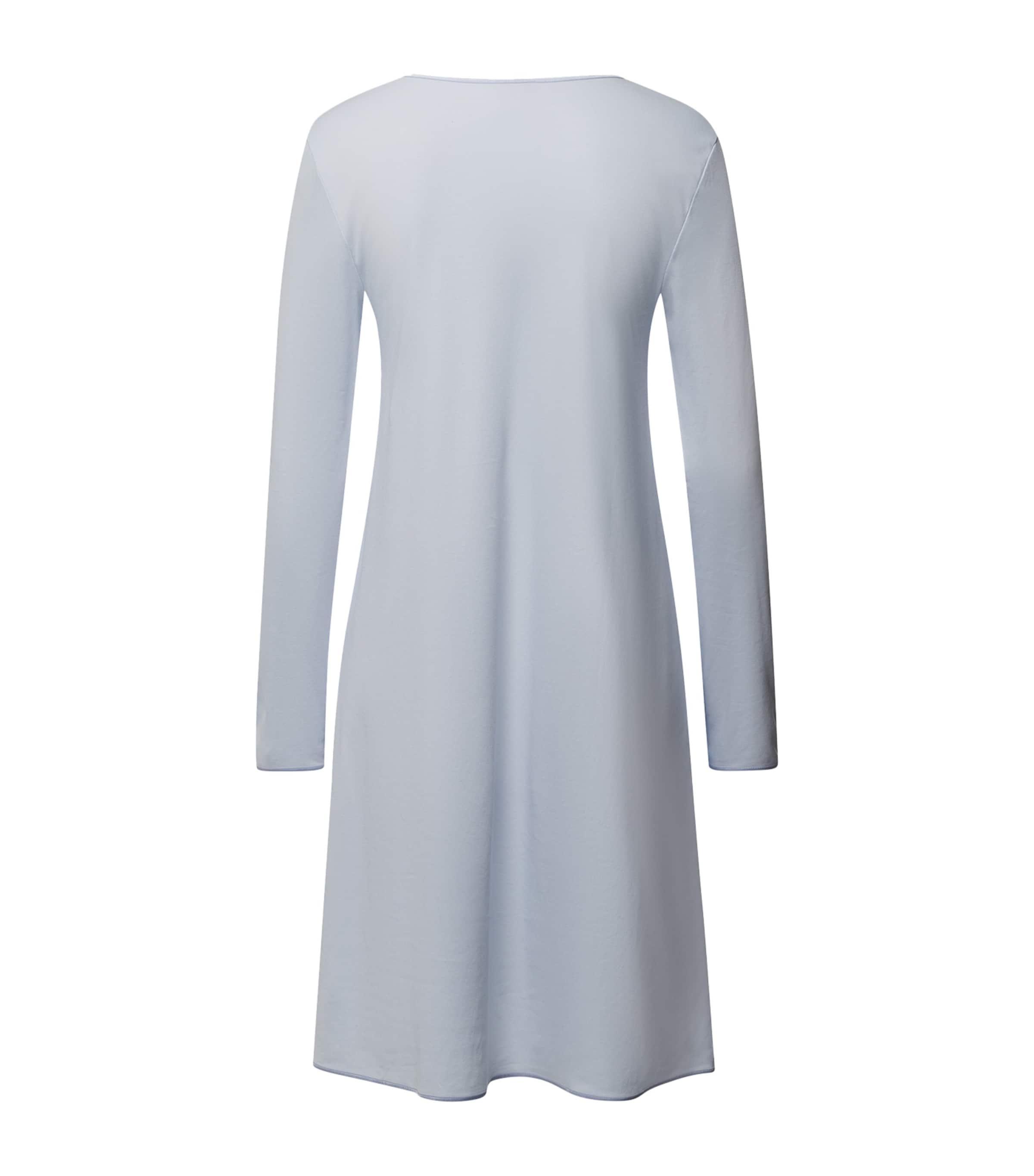 HANRO☆コットンナイトドレス ノースリーブ シルバー Fine womens' nightdresses in premium quality