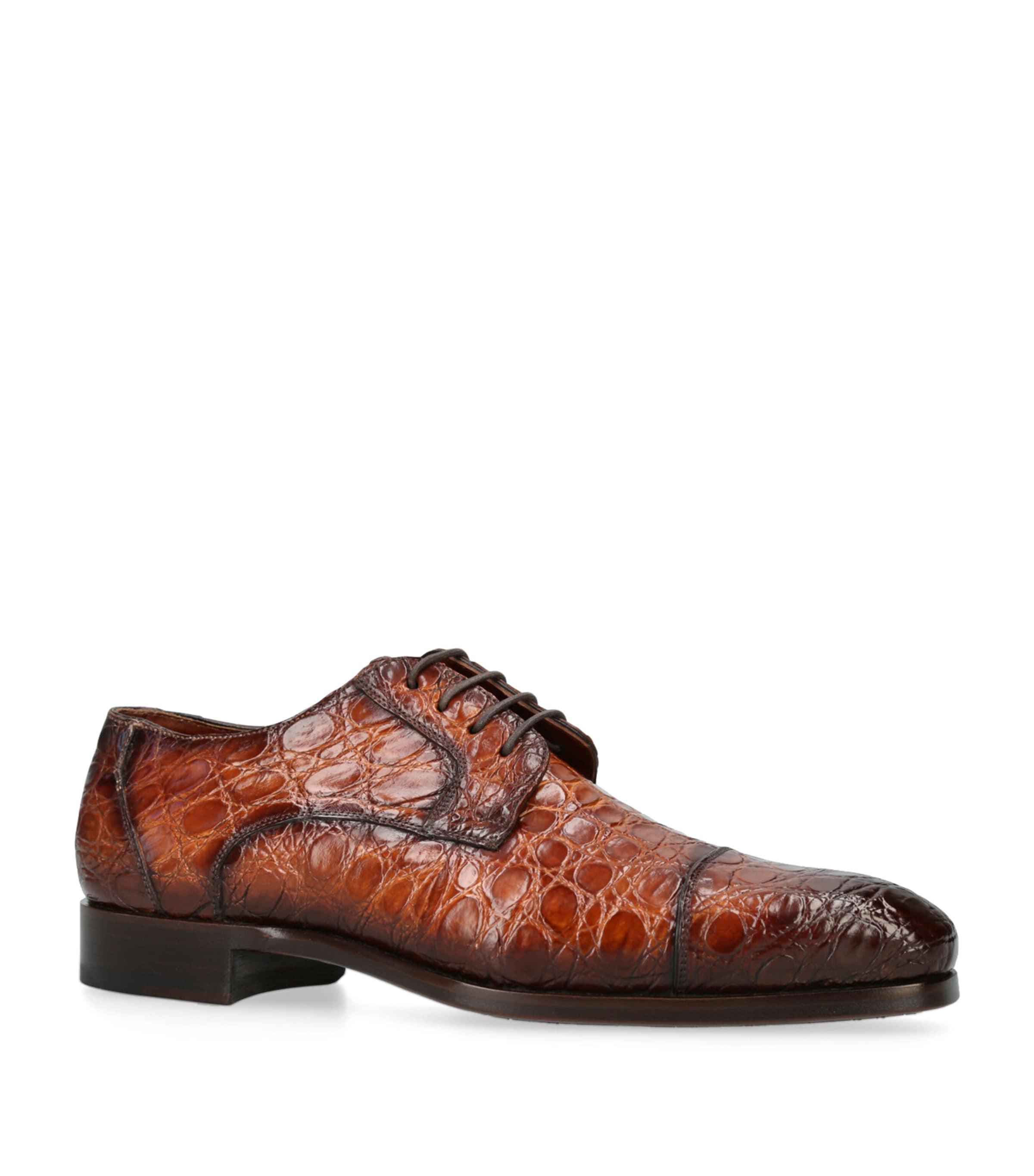 Crocodile Leather Shoes Magnanni Alligator Shoes Magnanni