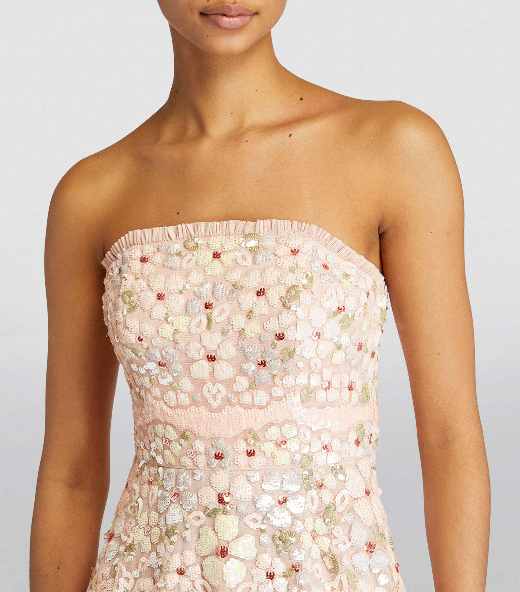 Strapless Dress Needle And Thread Ruffle Dress Needle Thread