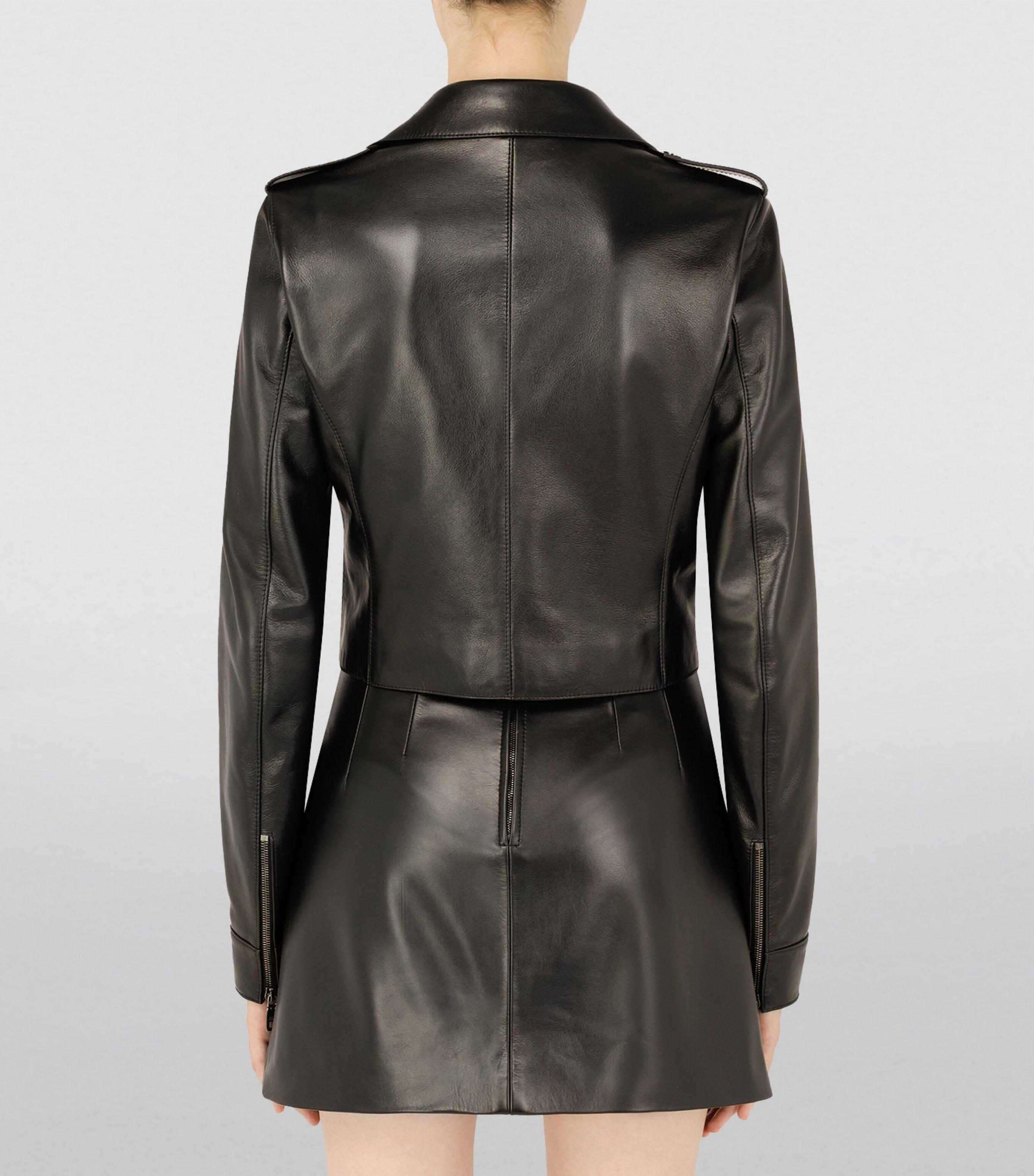 Dolce & Gabbana Leather jackets for Women | Online Sale up