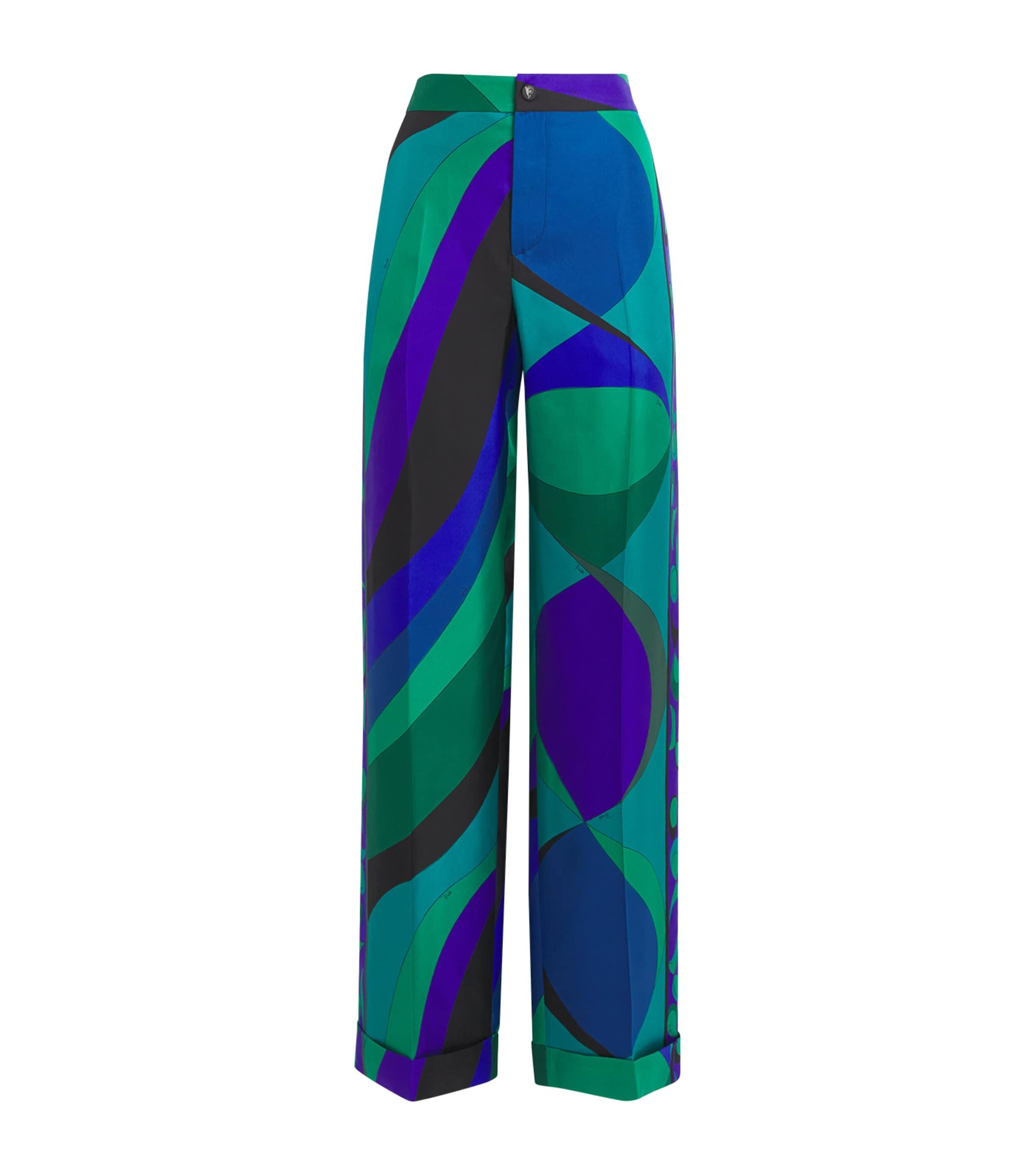 【Emilio Pucci】Palazzoパンツ【関税送料込】 EMILIO PUCCI - 美品 エミリオプッチ EMILIO PUCCI パンツ