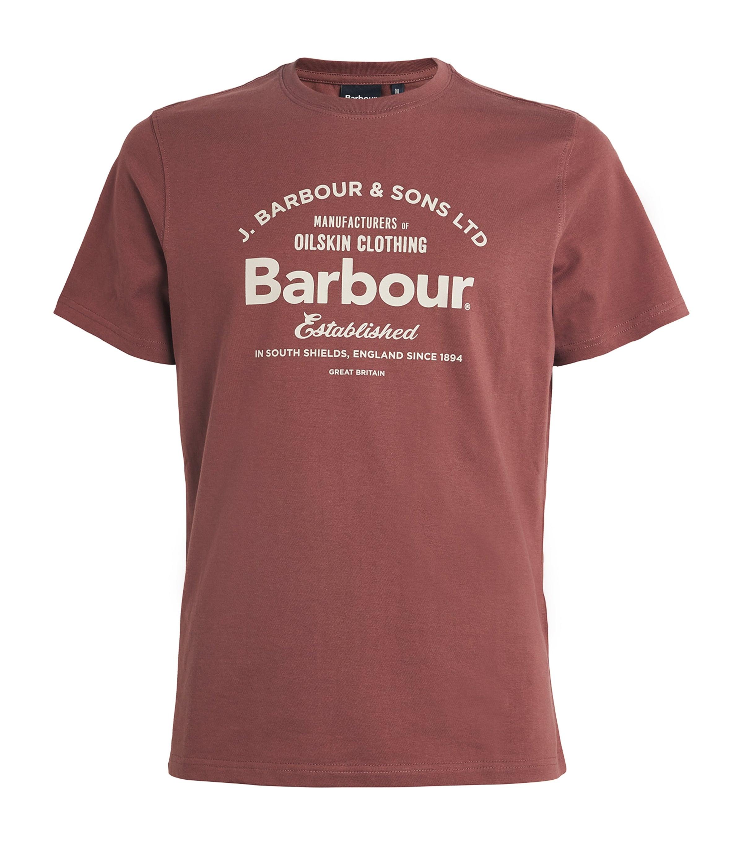Pink Barbour T shirts for Men Lyst Canada