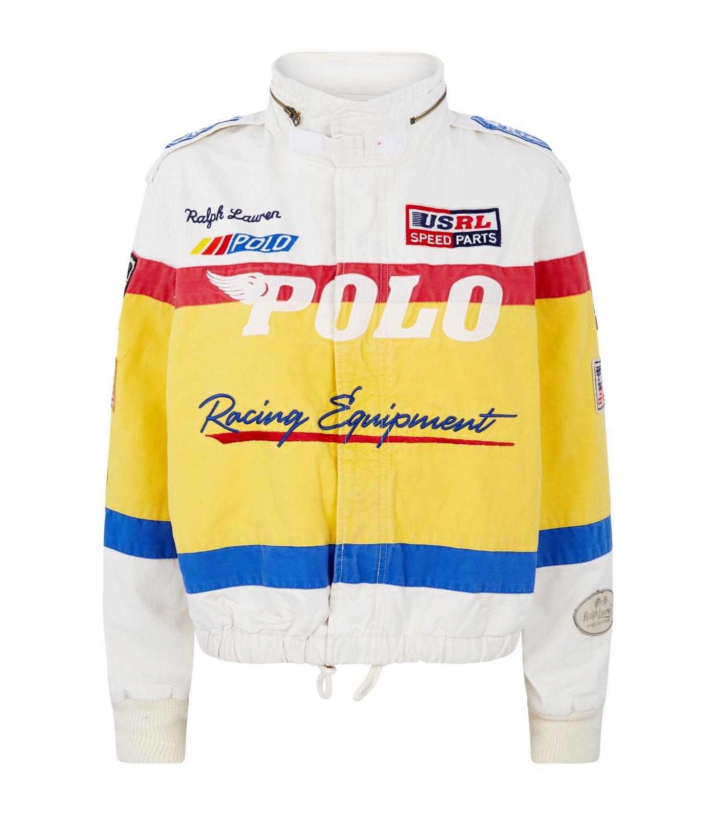 Polo Ralph Lauren Canvas Racing Bomber Jacket | Lyst