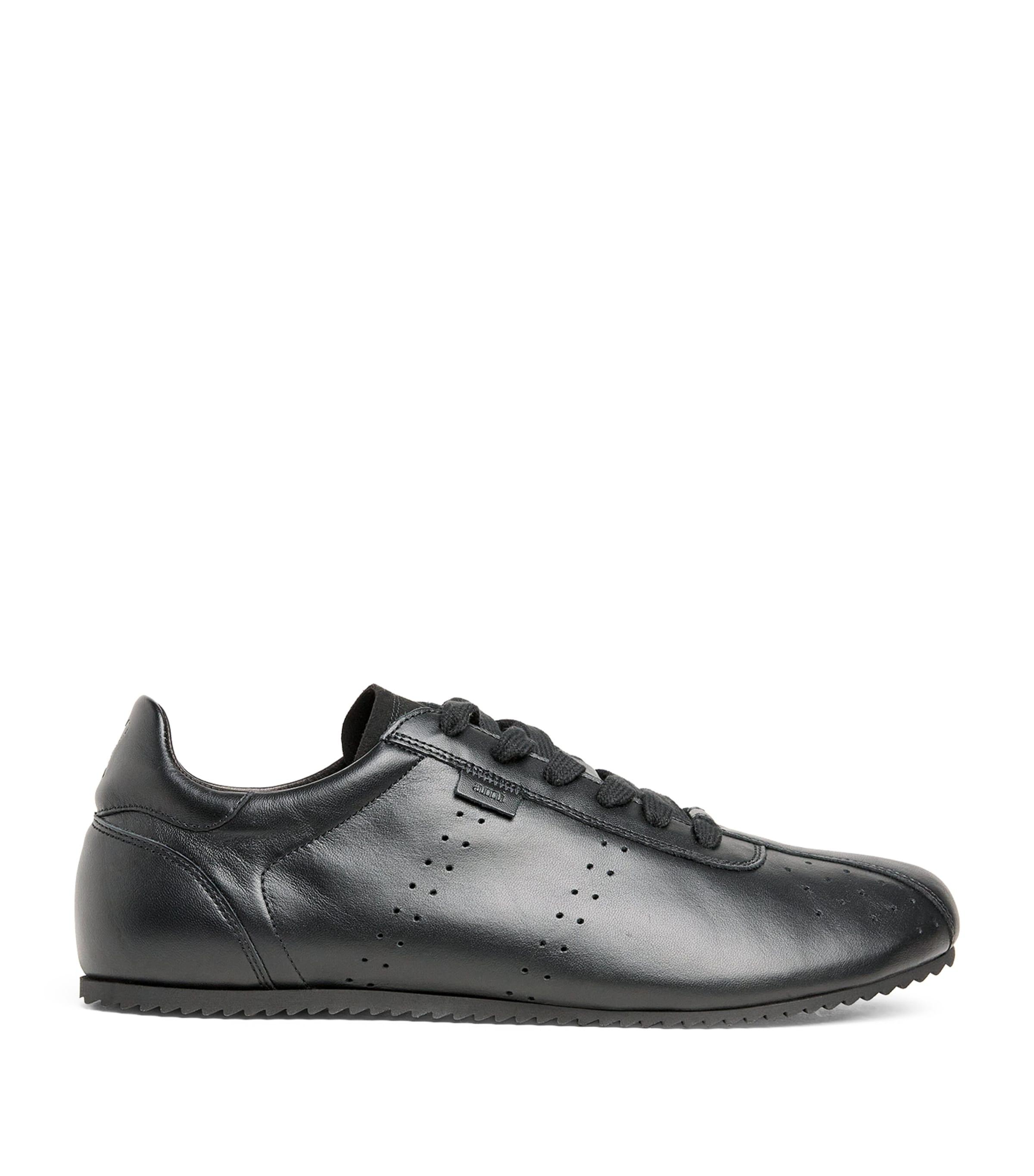 スニーカー Ami Low-Top Lace-Up Sneakers In Split Leather AMI Paris Platform lace-up low-top Sneakers | Blue | FARFETCH