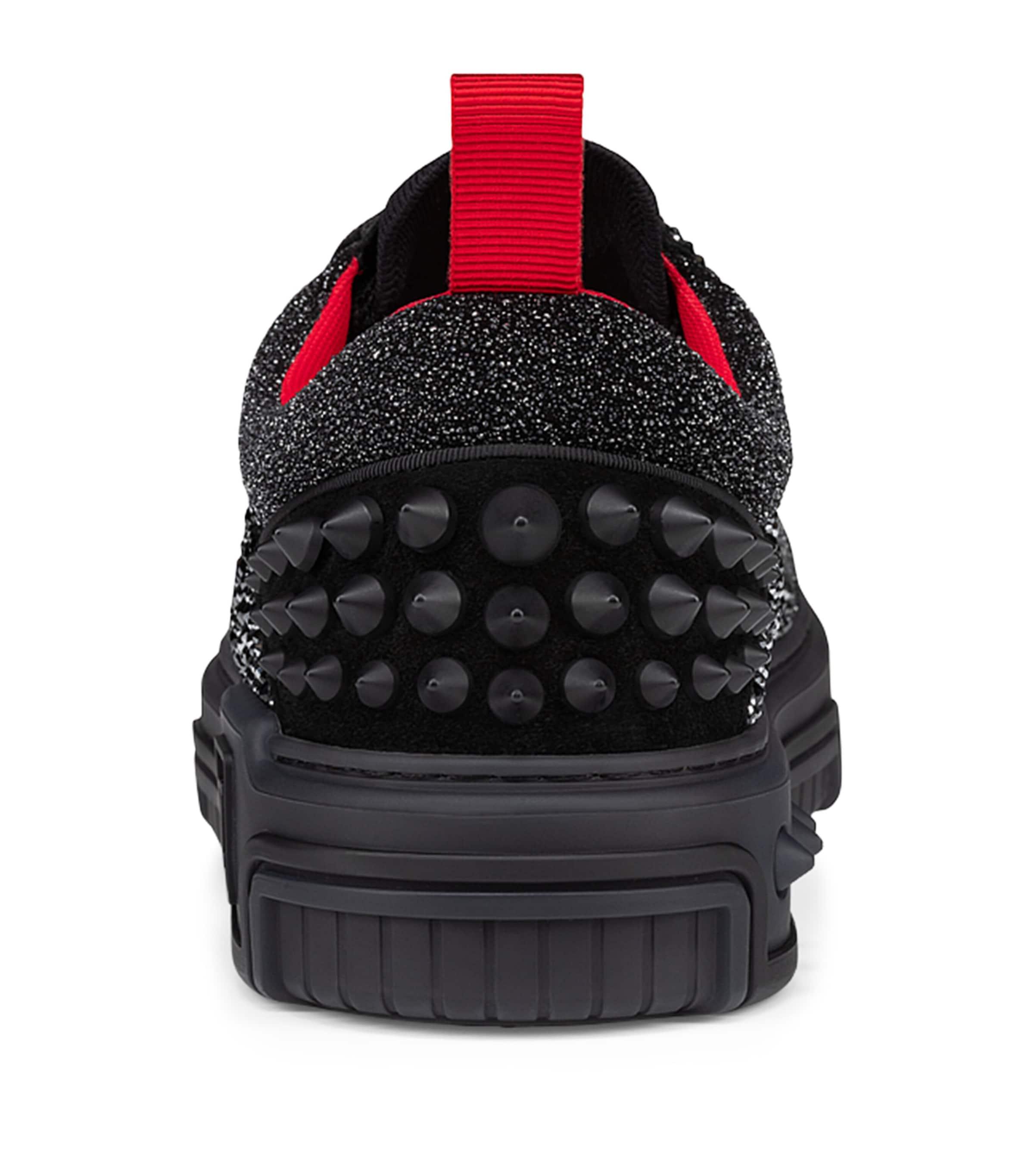 Christian Louboutin◆Astroloubi Strass Eternity スニーカー Astroloubi Strass Eternity - Sneakers - Suede, leather