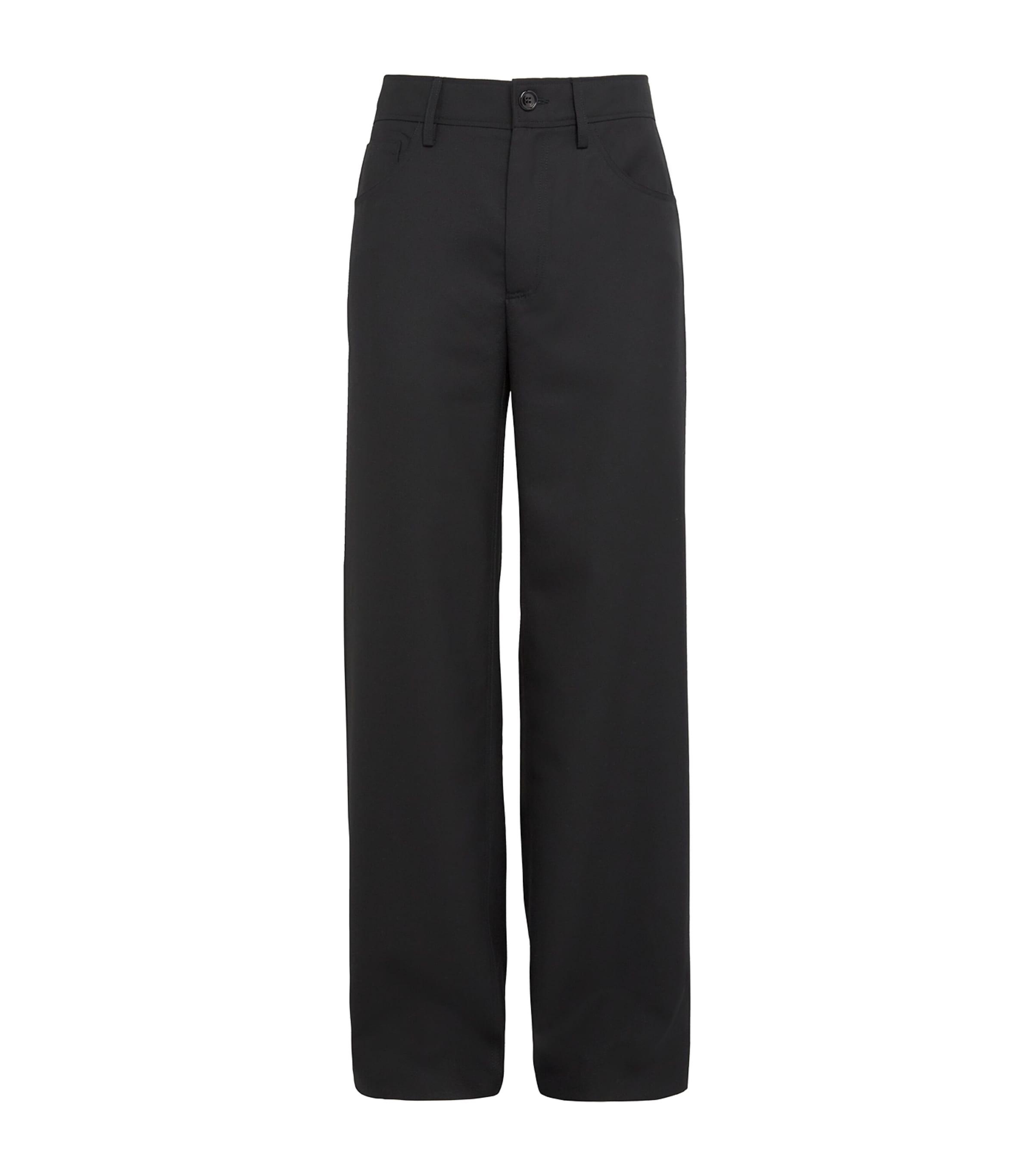 Sefr JIRO TROUSER / BLACK WOOL スラックス