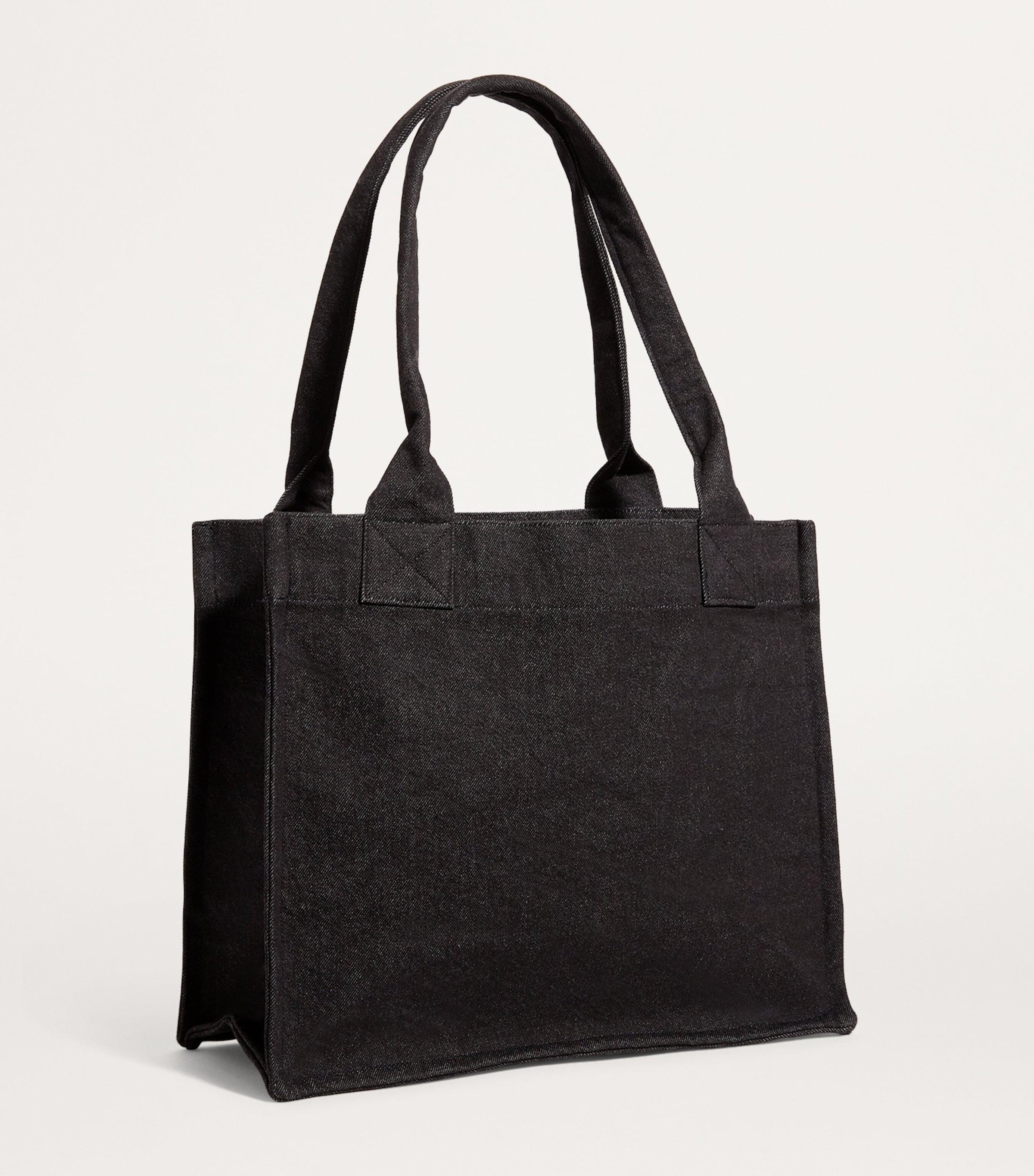【関税込み】Large Easy Shopper Bag - Ganni - Cotton - Black 0400022062222_BLACK?wid=830&