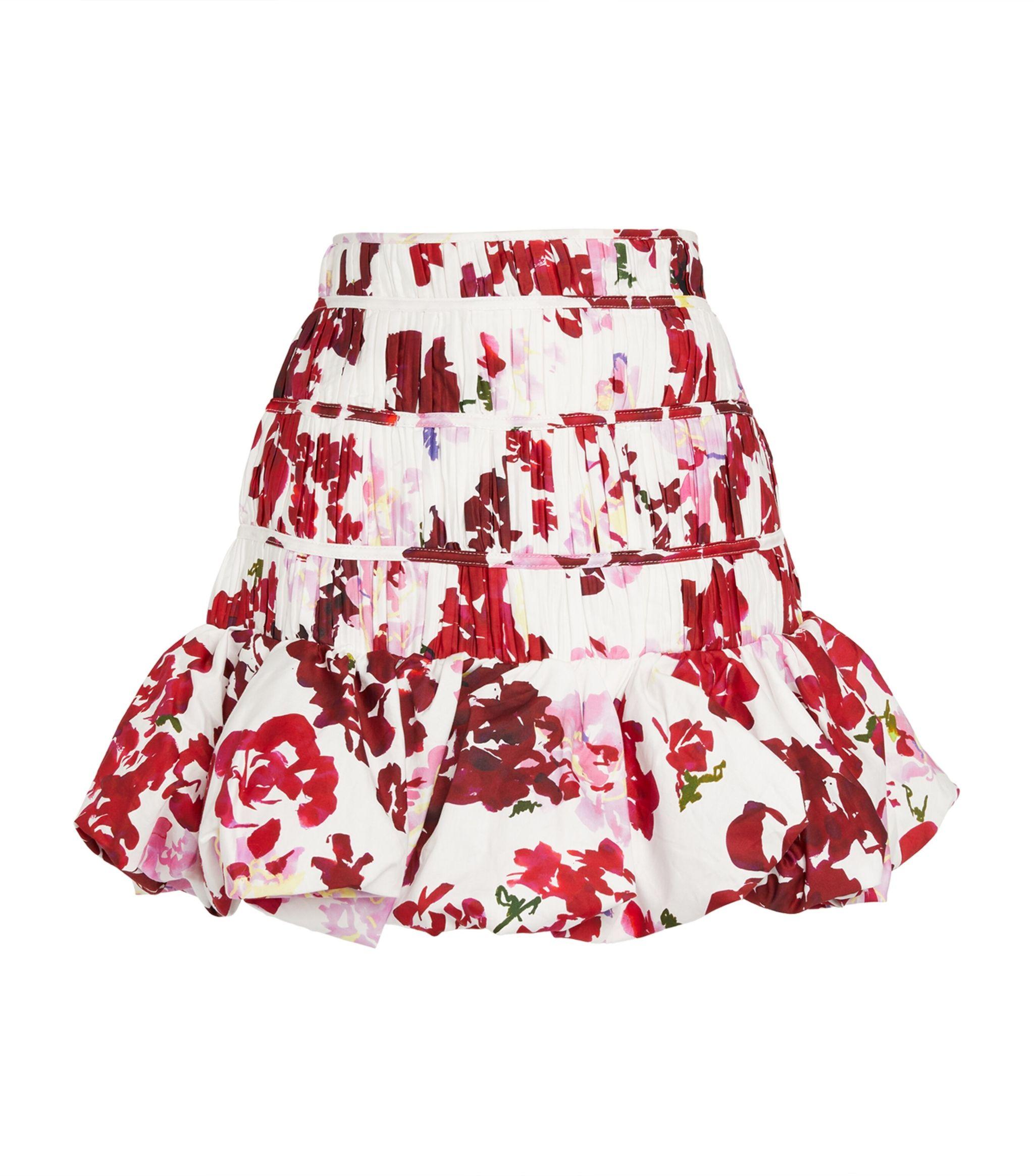 Aje. Cotton La Vie Mini Skirt in Pink (Red) | Lyst