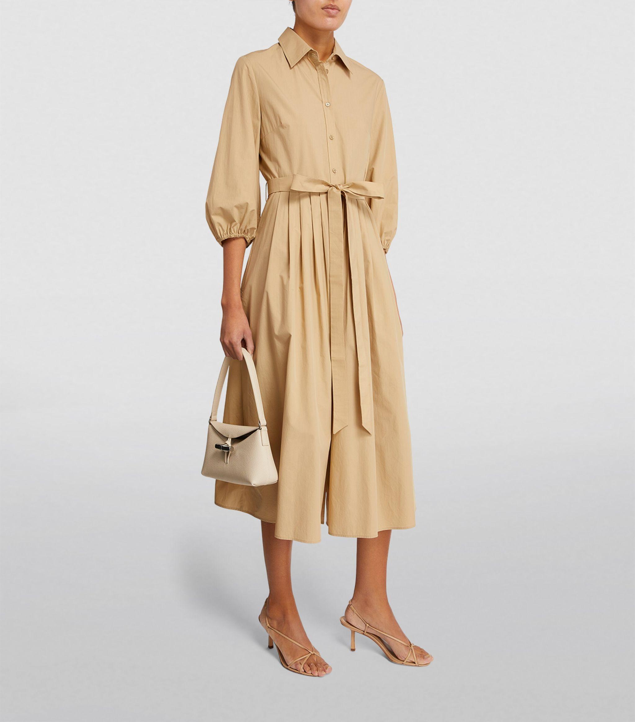 人気【Weekend MAXMARA】Abito in bull di cotone Printed jersey dress, cornflower blue | 