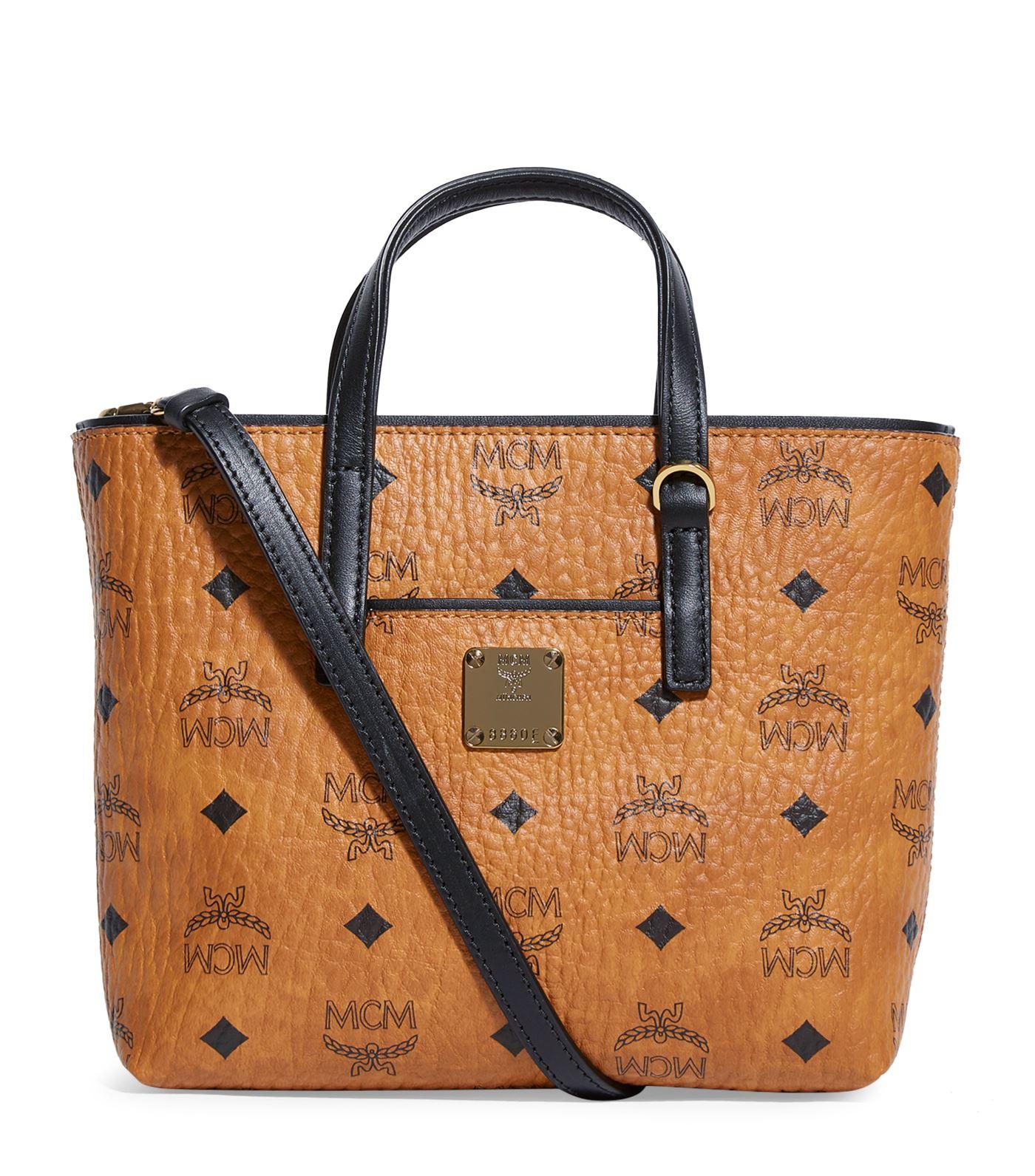 mcm small tote bag