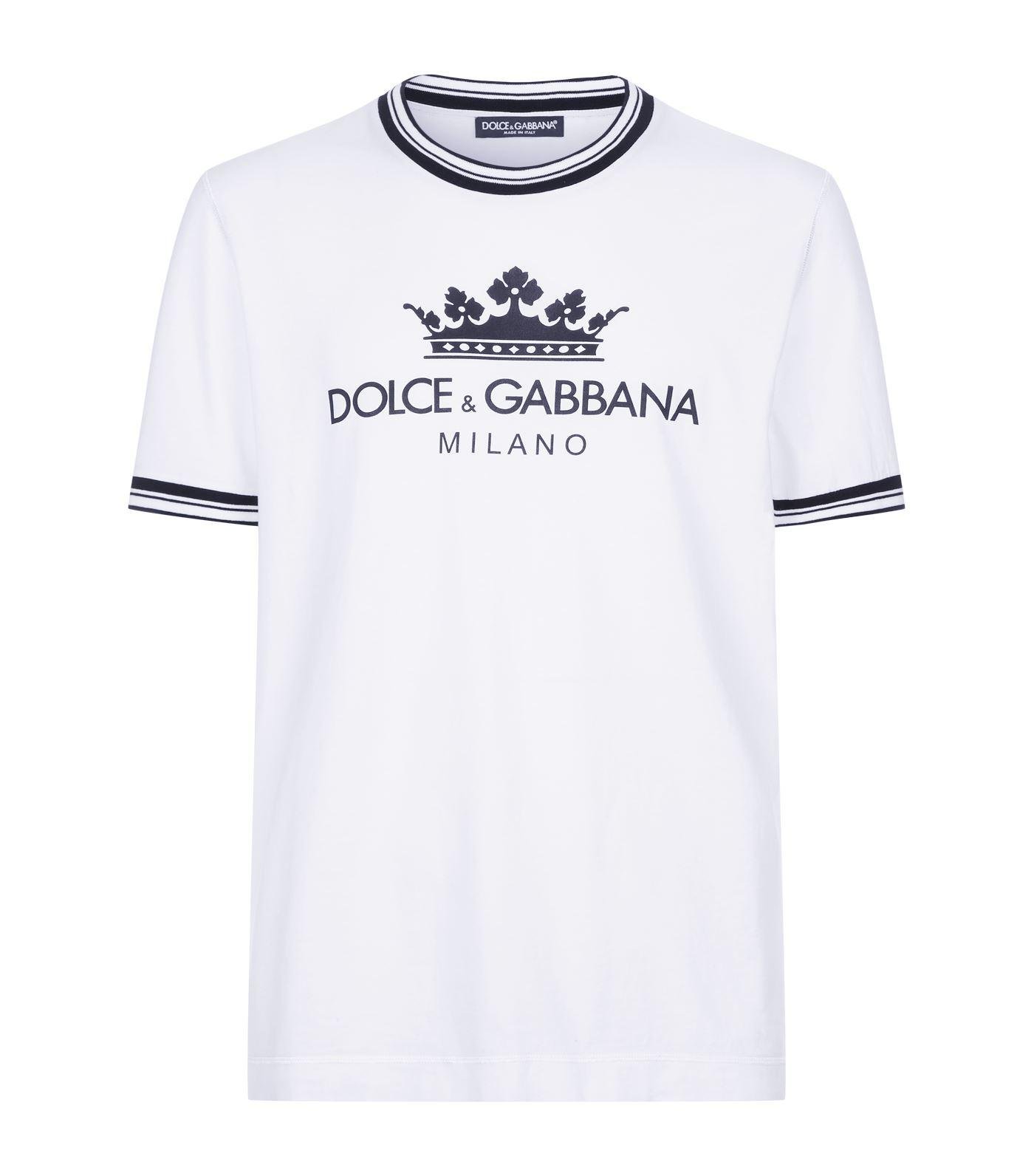 Gabbana Crown Logo in White for Men | Lyst