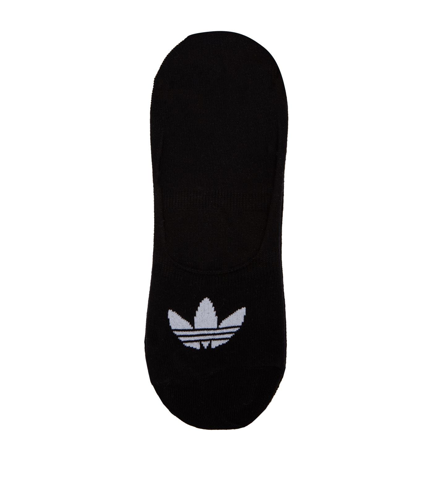 black adidas trainer socks