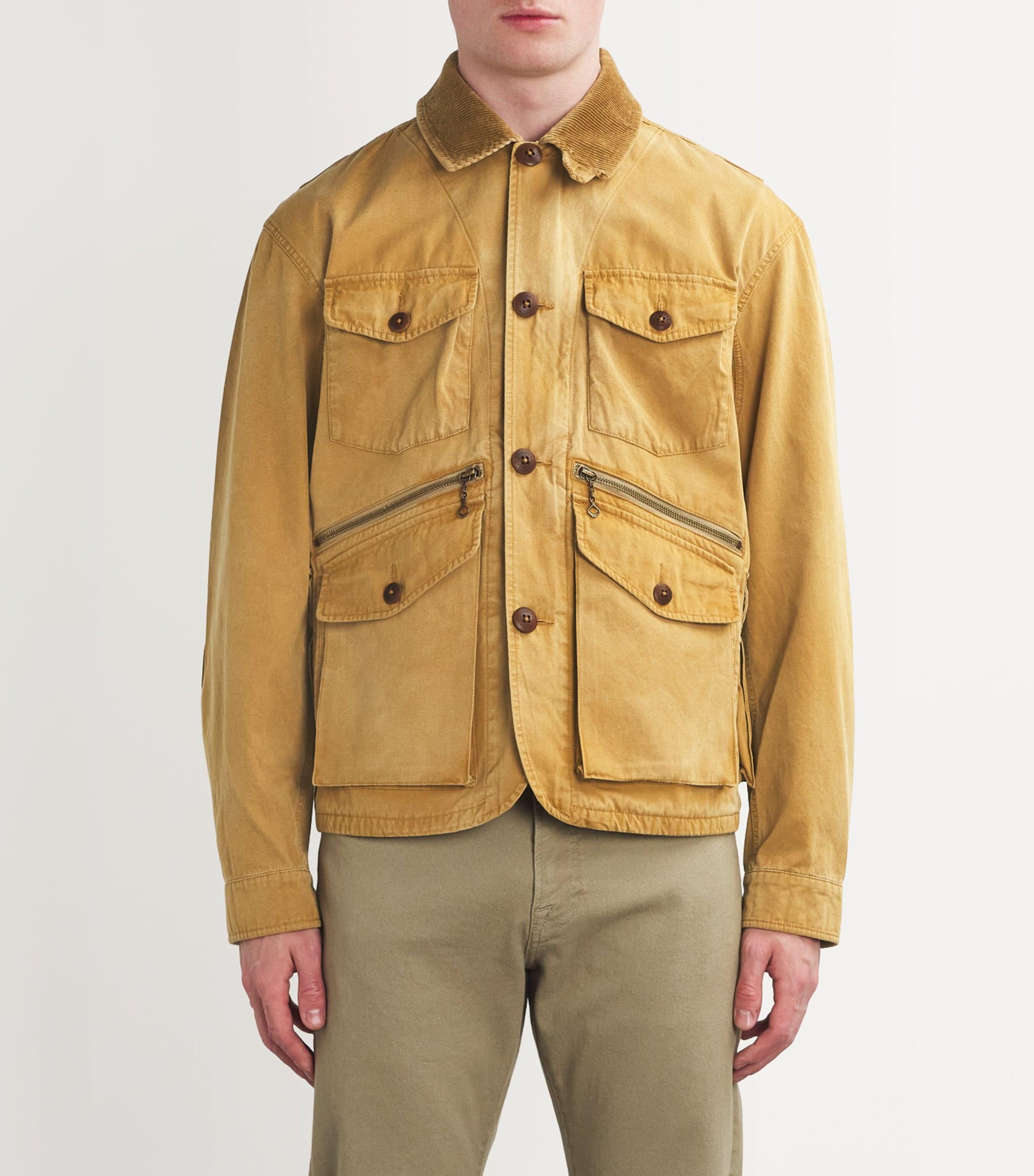 Polo Ralph Lauren Cotton Field Jacket in Metallic for Men | Lyst