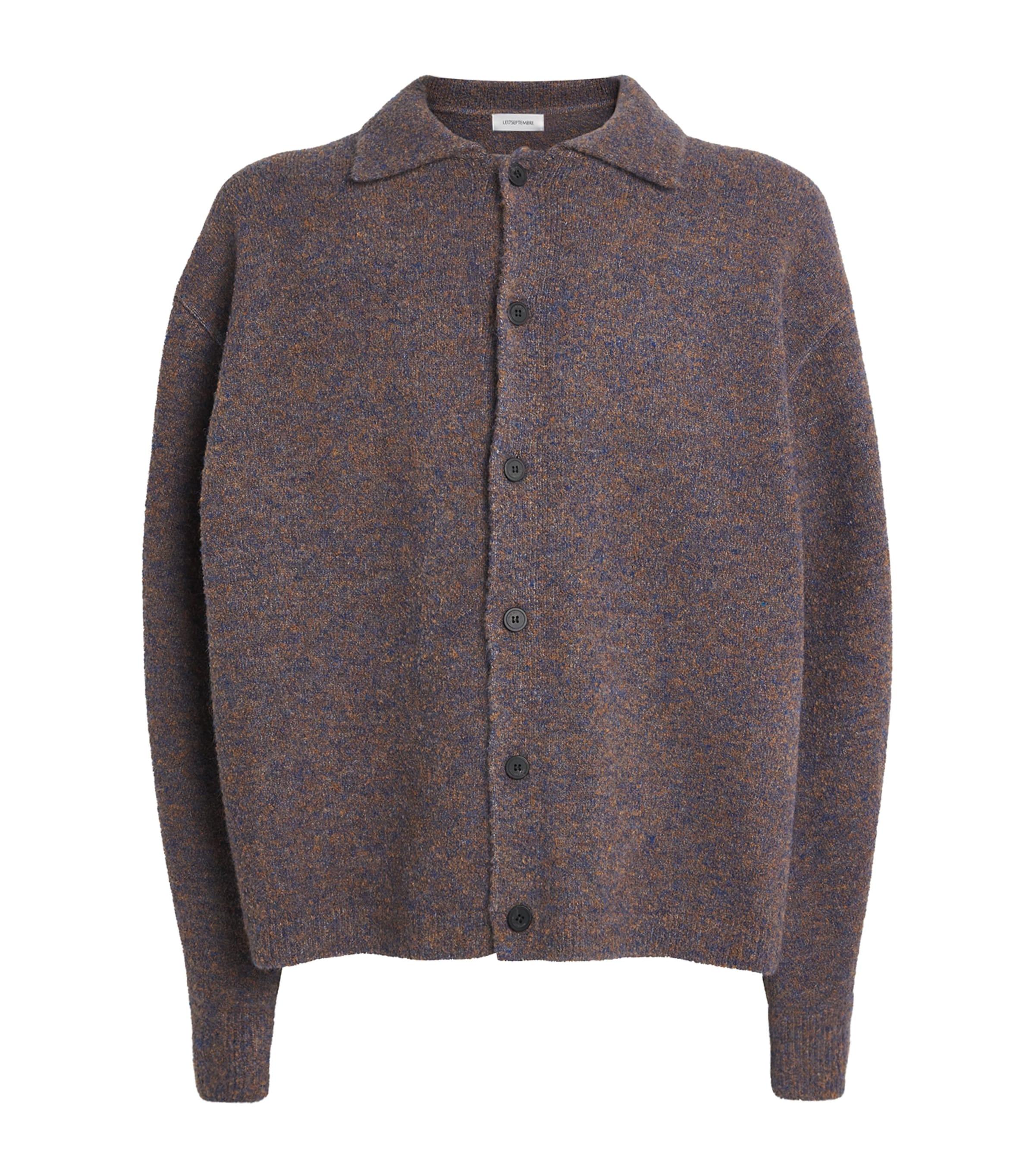 LE 17 SEPTEMBRE　DRAWCORD COLLAR JUMPER LE17SEPTEMBRE Collar Sweater in Gray | Lyst