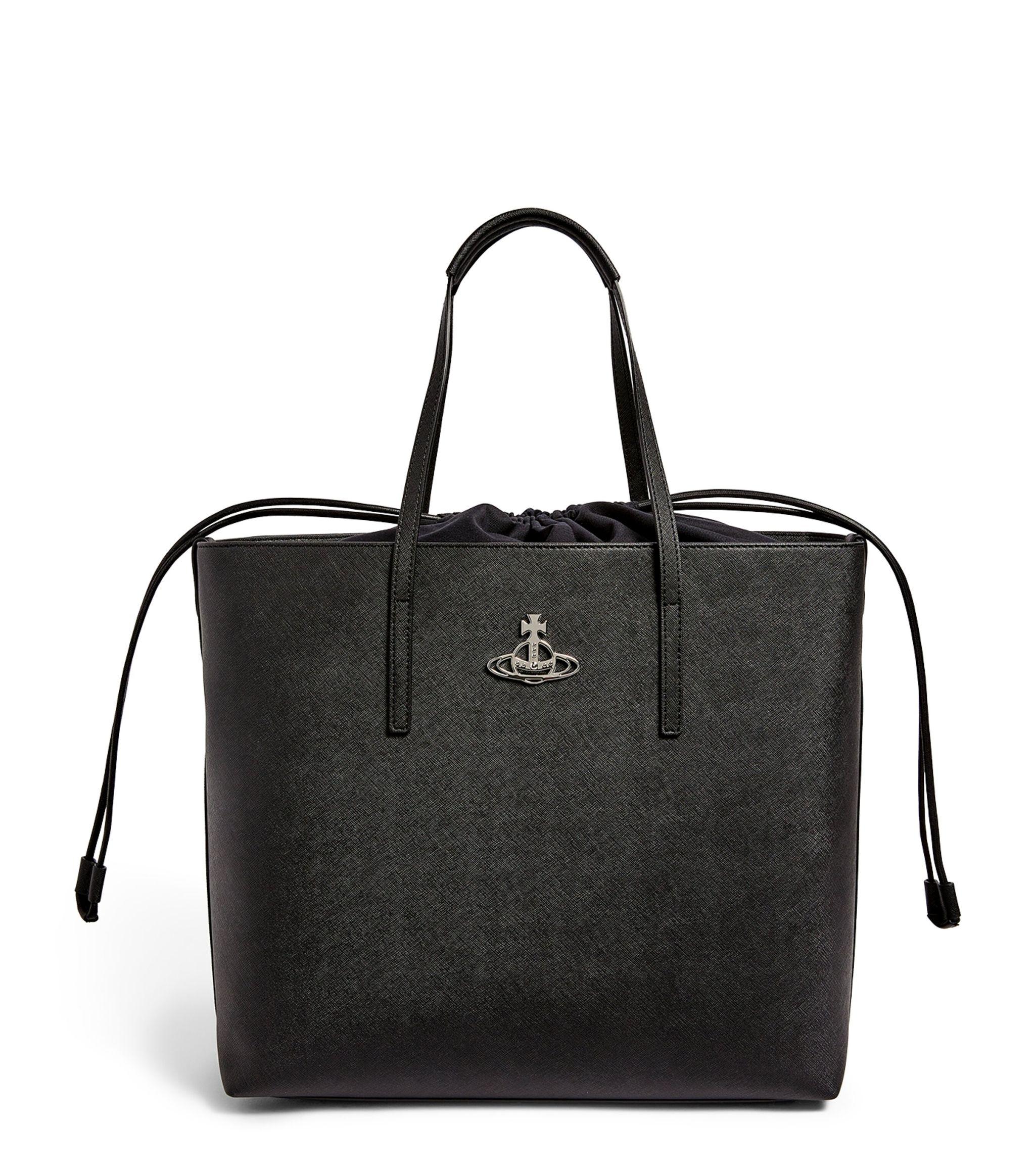 トートバッグ Vivienne Westwood [Vivienne Westwood] Canvas drawstring pouc Vivienne Westwood Black Drawstring Pouch Vivienne Westwood