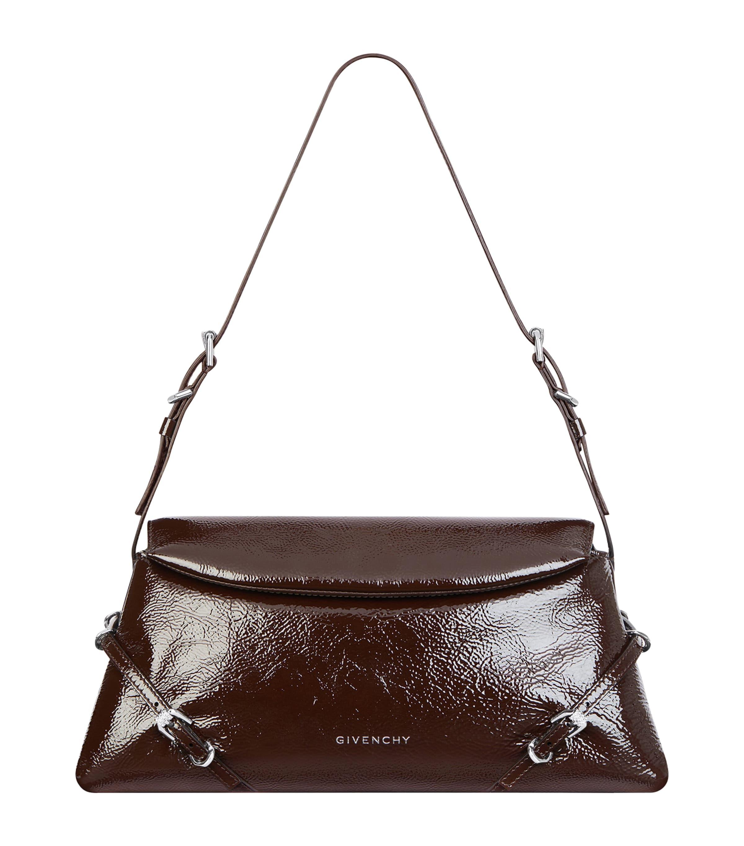 Givenchy Small Patent Leather P'Tit Voyou Shoulder Bag in