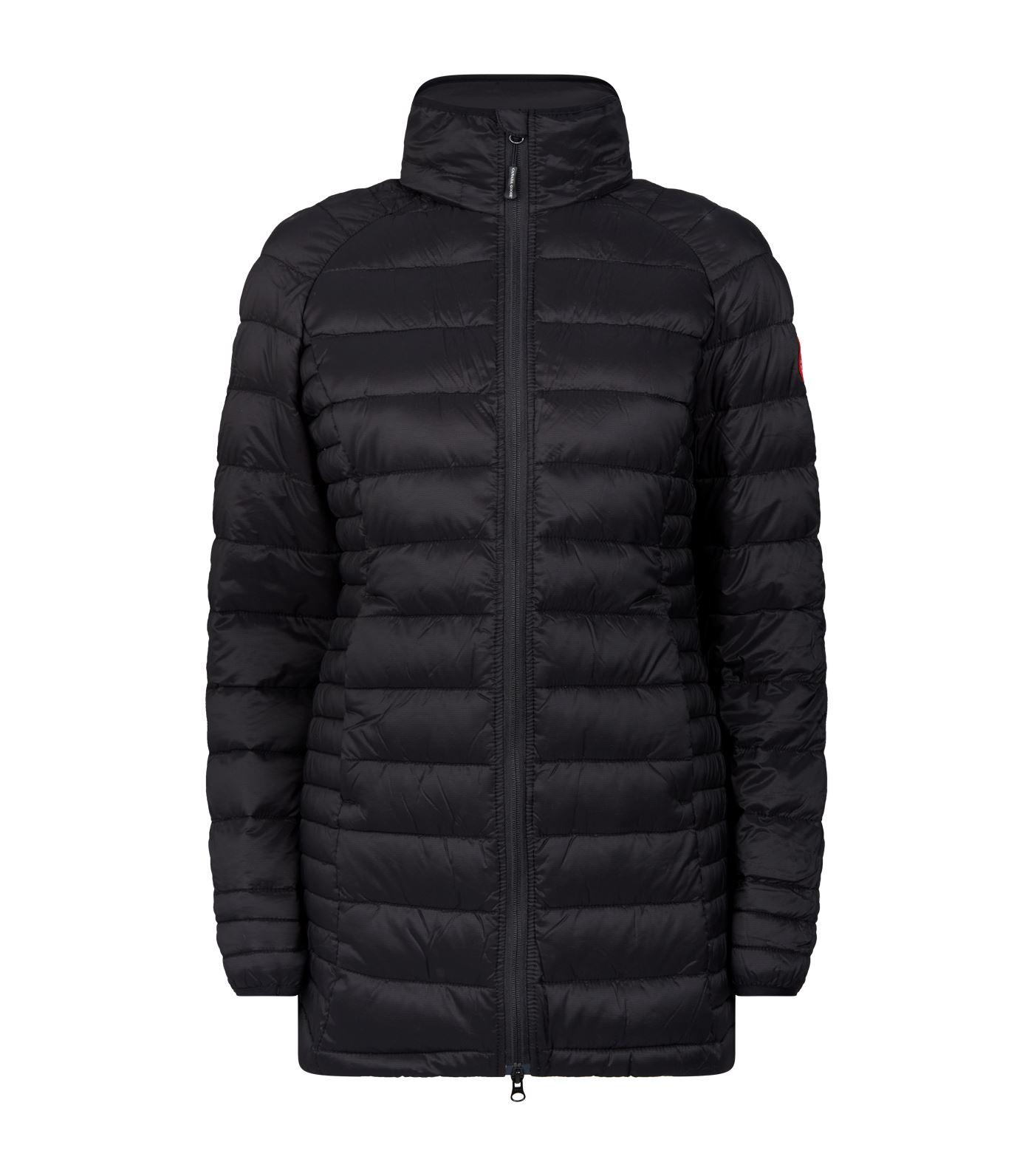 Canada Goose 'Brookvale' Hooded Quilted Down Coat in Black | Lyst