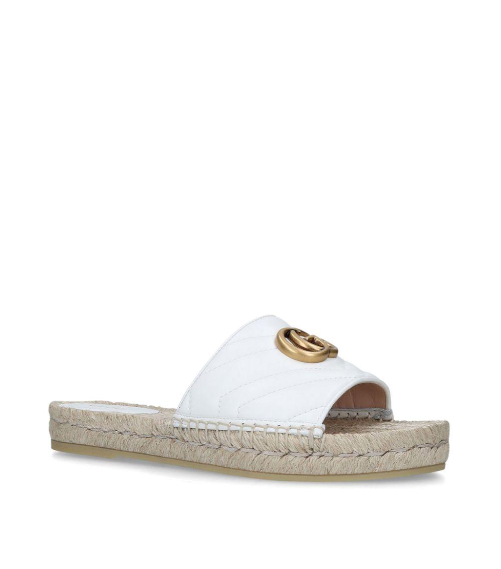 gucci platform espadrille slides