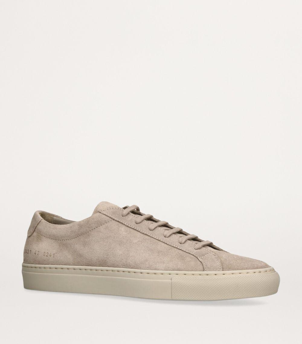 Common Projects Suede Original Achilles Low Top Sneakers in Brown for Men Lyst UK