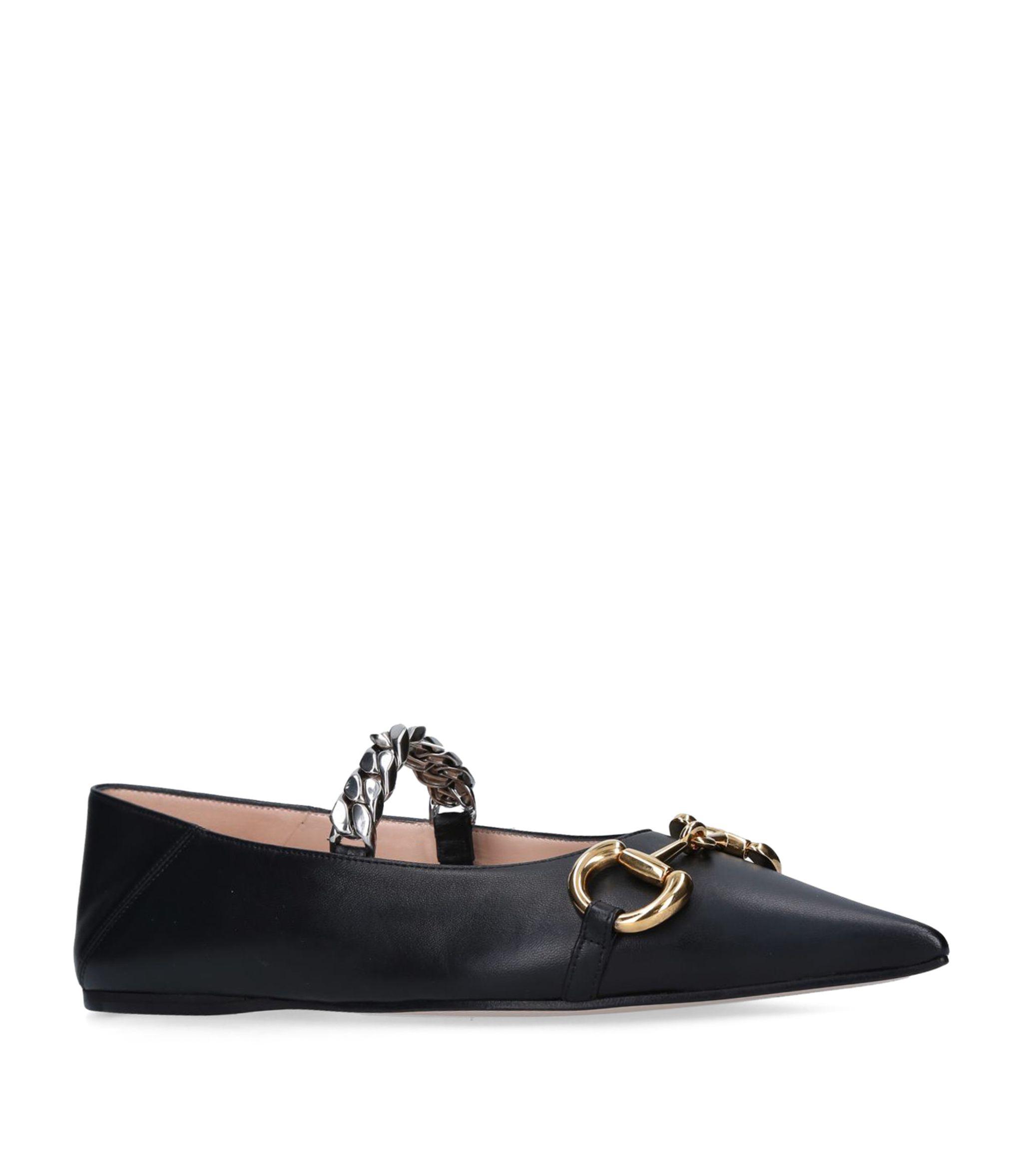 gucci ballet flat with horsebit
